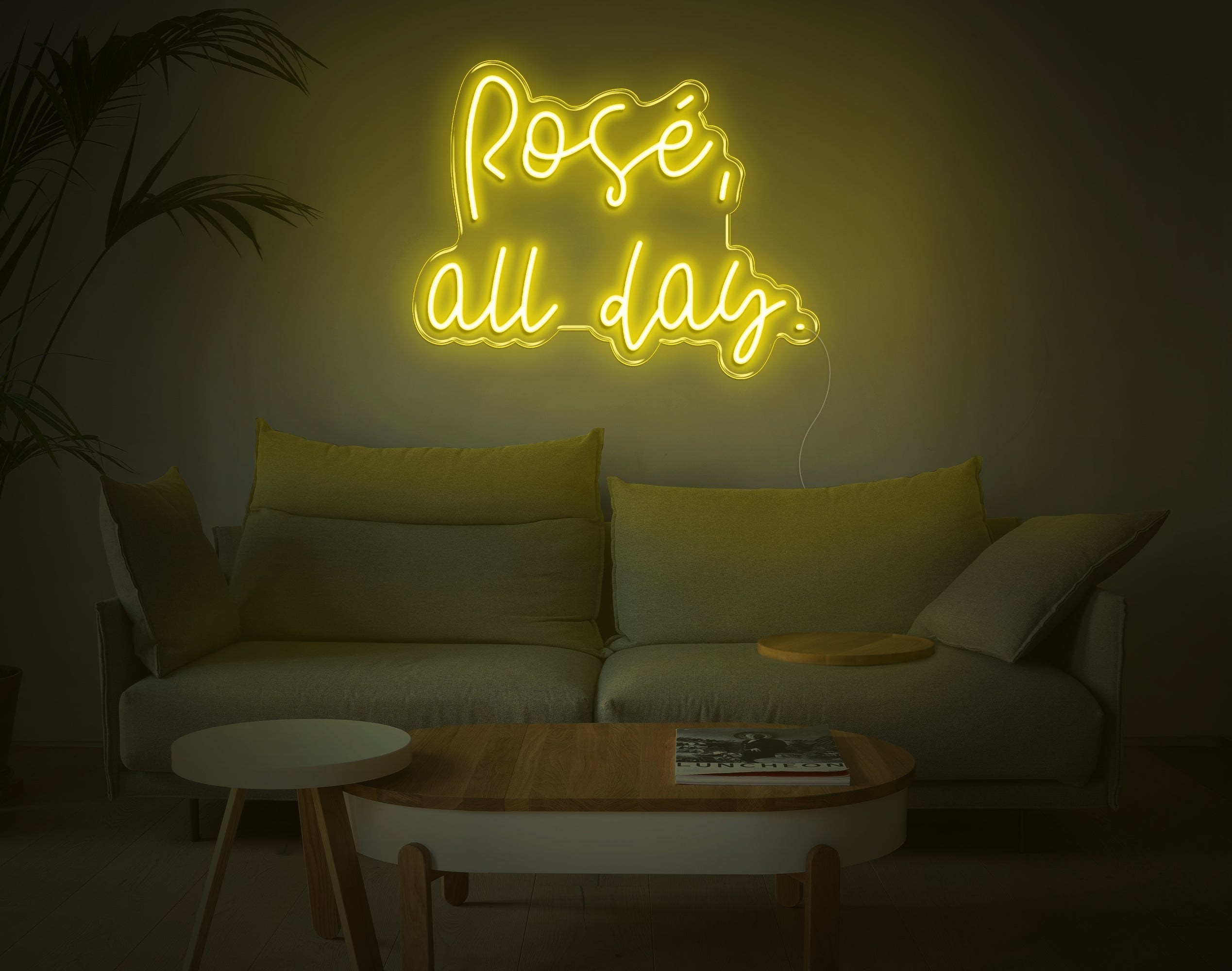 Rose All Day LED Neon Sign