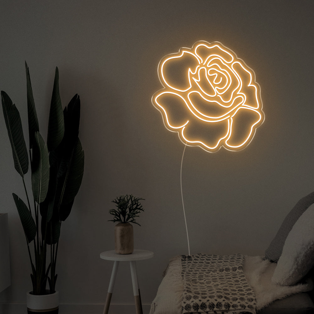 Rose Flower LED Neon Sign