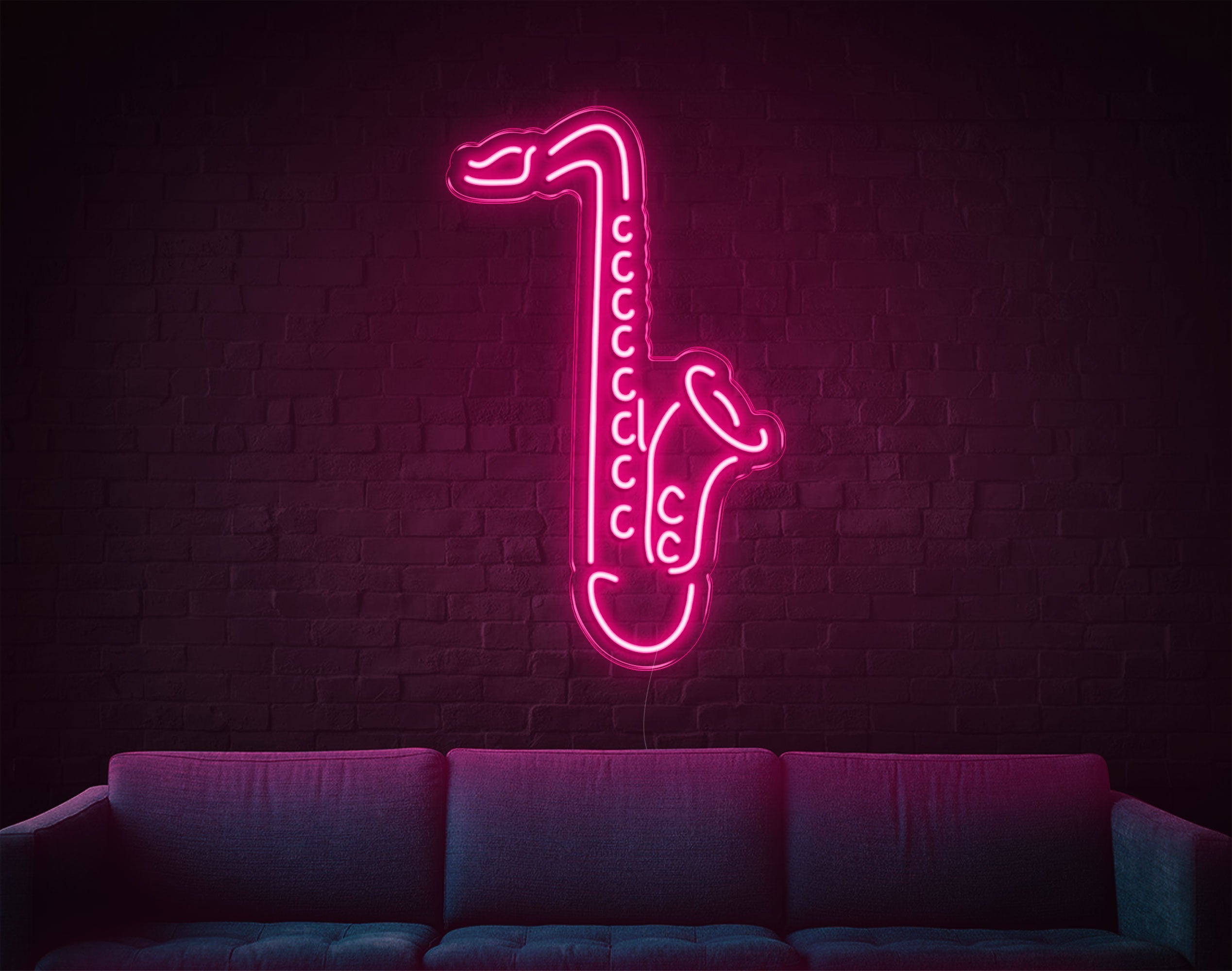 Saxophone LED Neon Sign