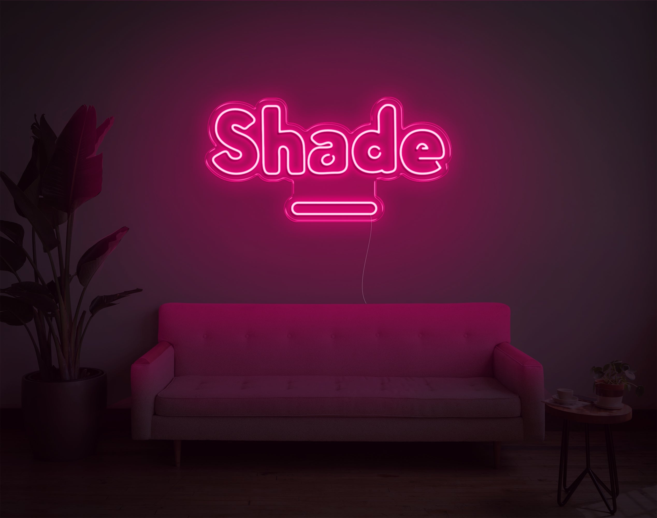 Shade LED Neon Sign