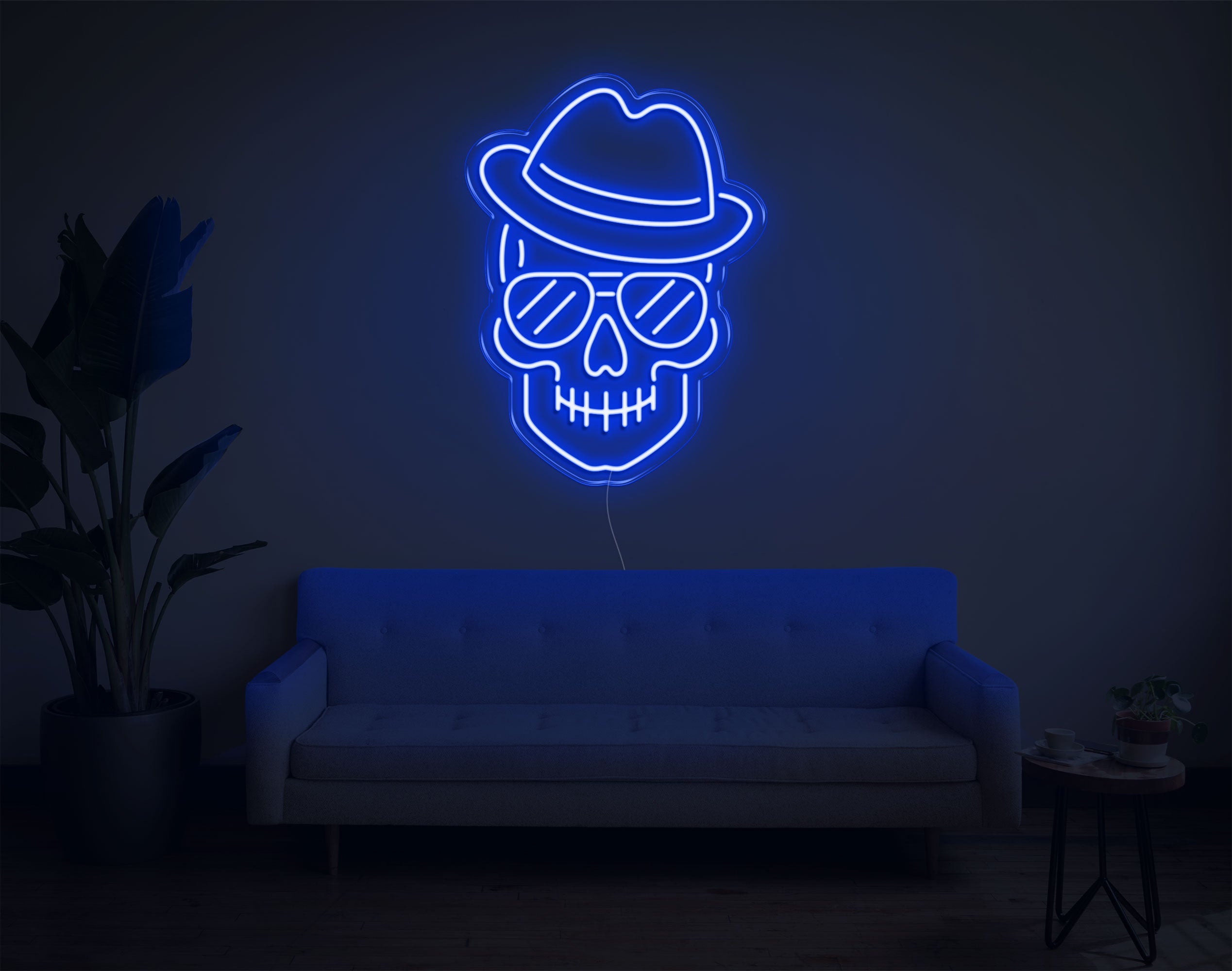 Skull LED Neon Sign