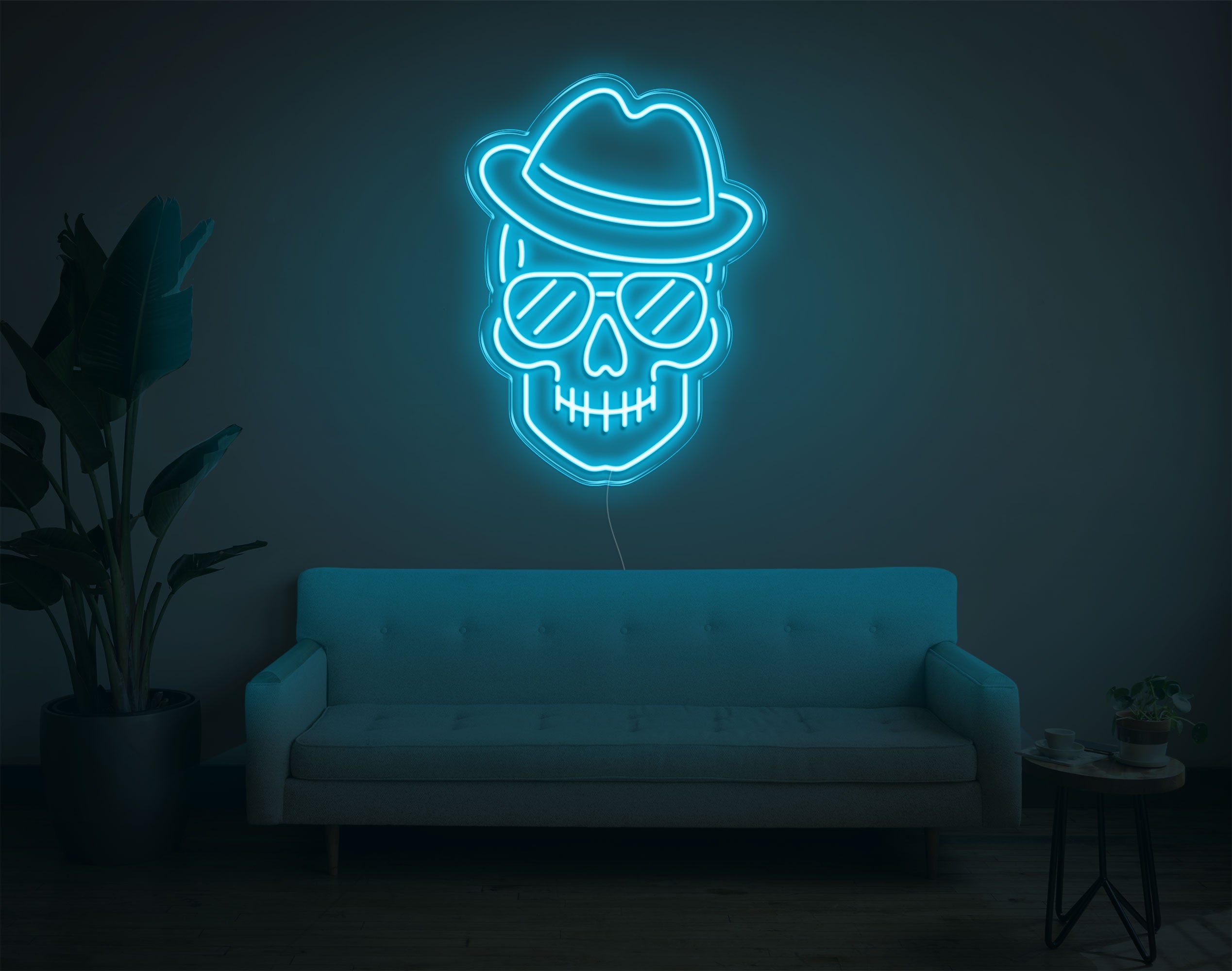 Skull LED Neon Sign