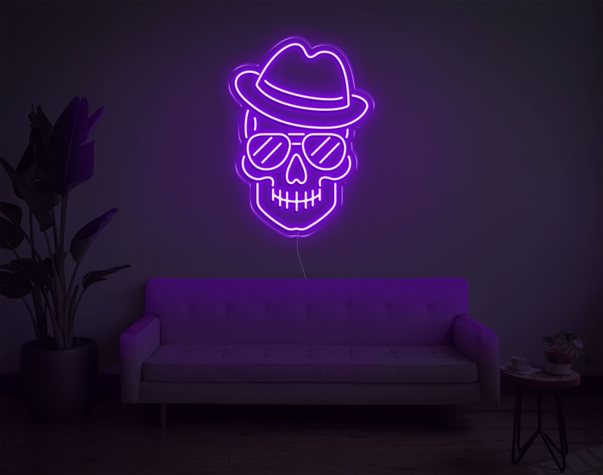 Skull LED Neon Sign