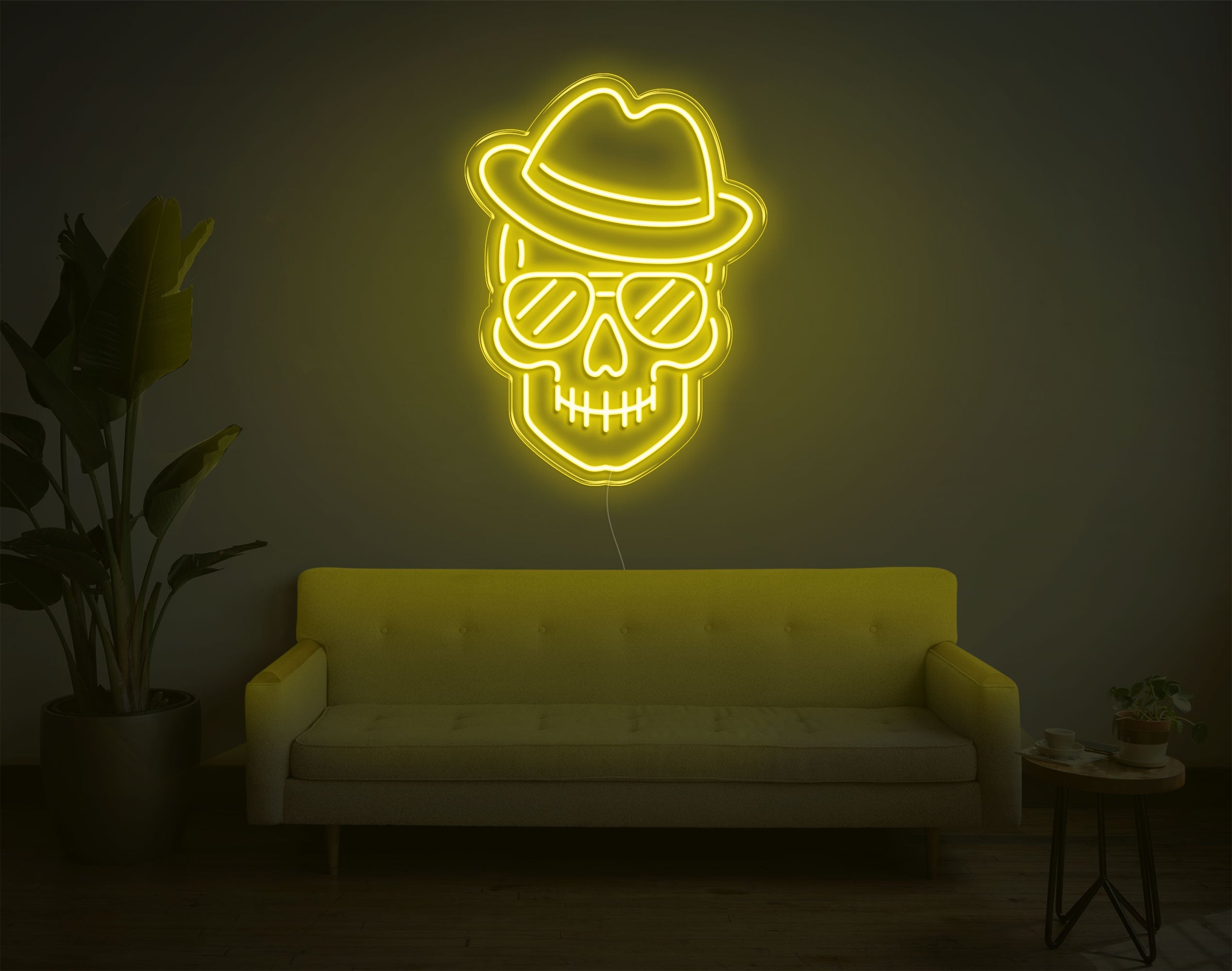 Skull LED Neon Sign