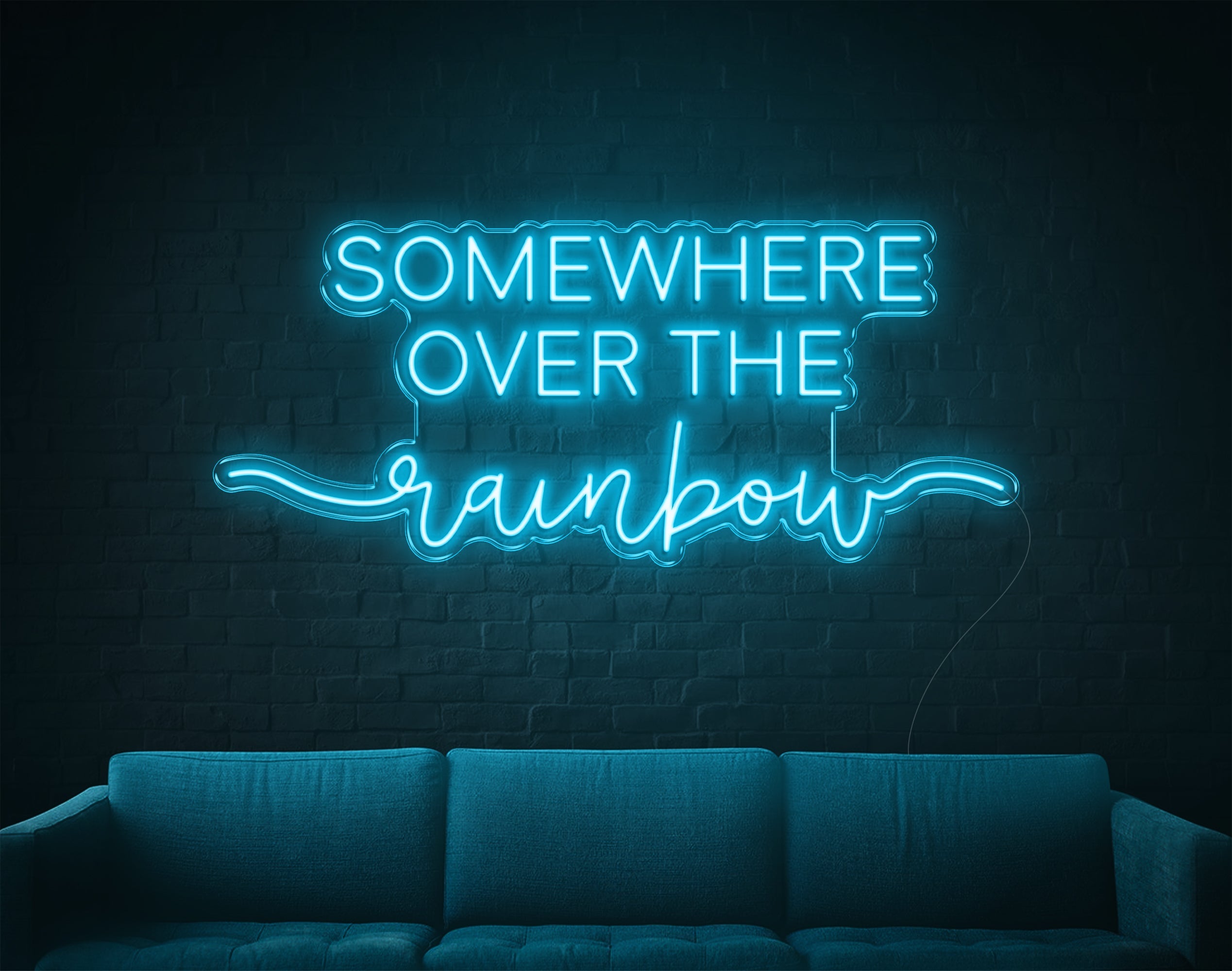 Somewhere Over The Rainbow LED Neon Sign