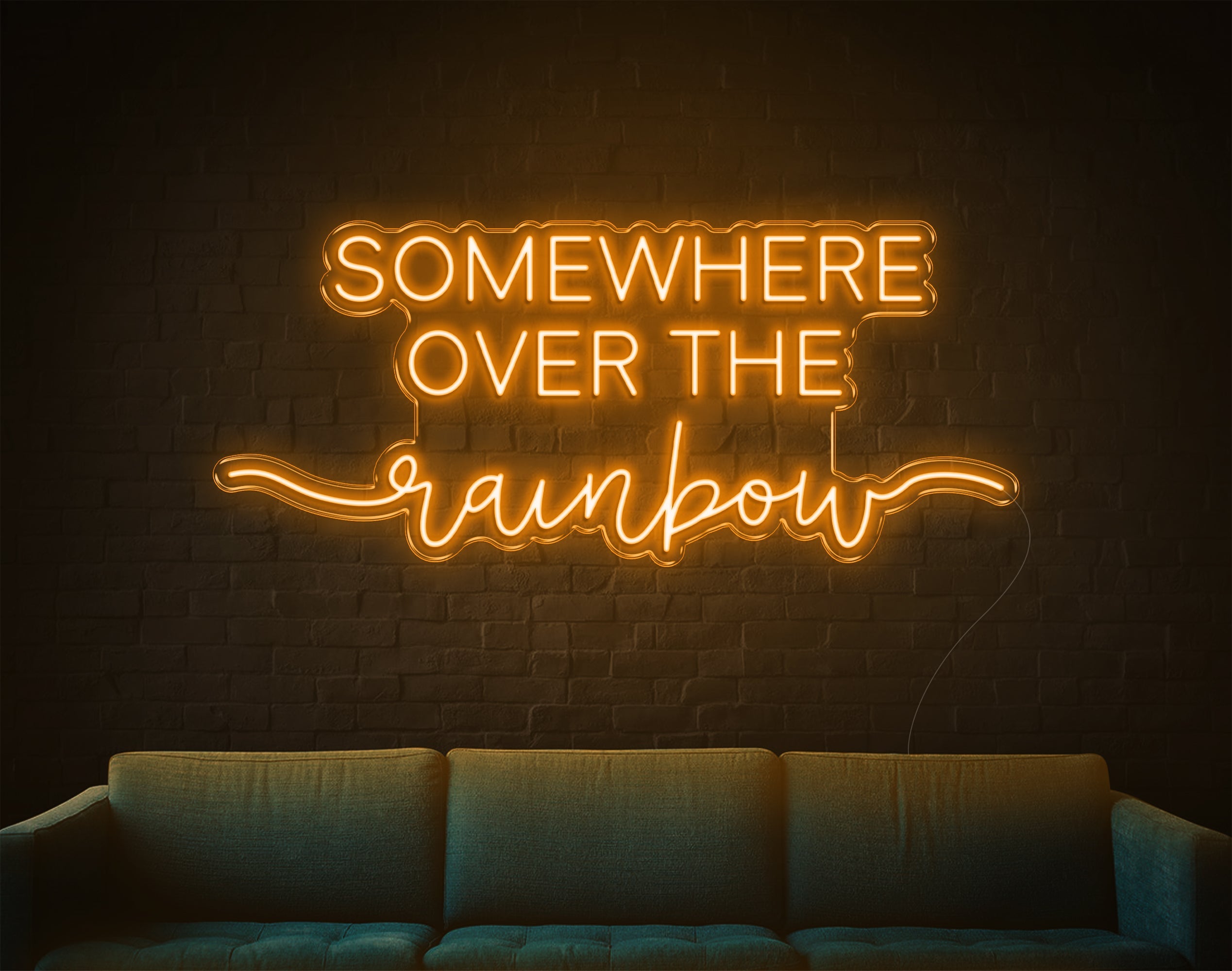 Somewhere Over The Rainbow LED Neon Sign