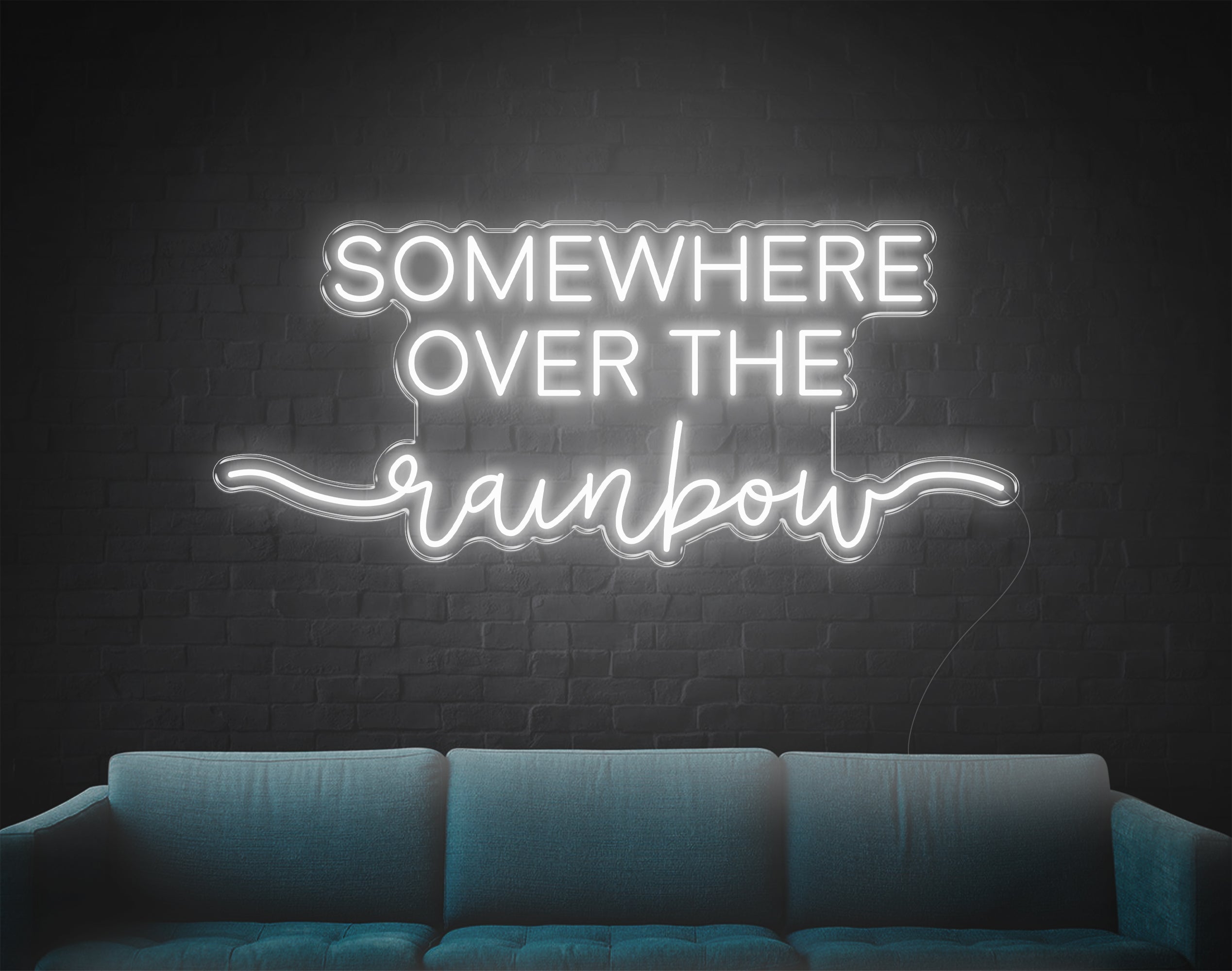 Somewhere Over The Rainbow LED Neon Sign