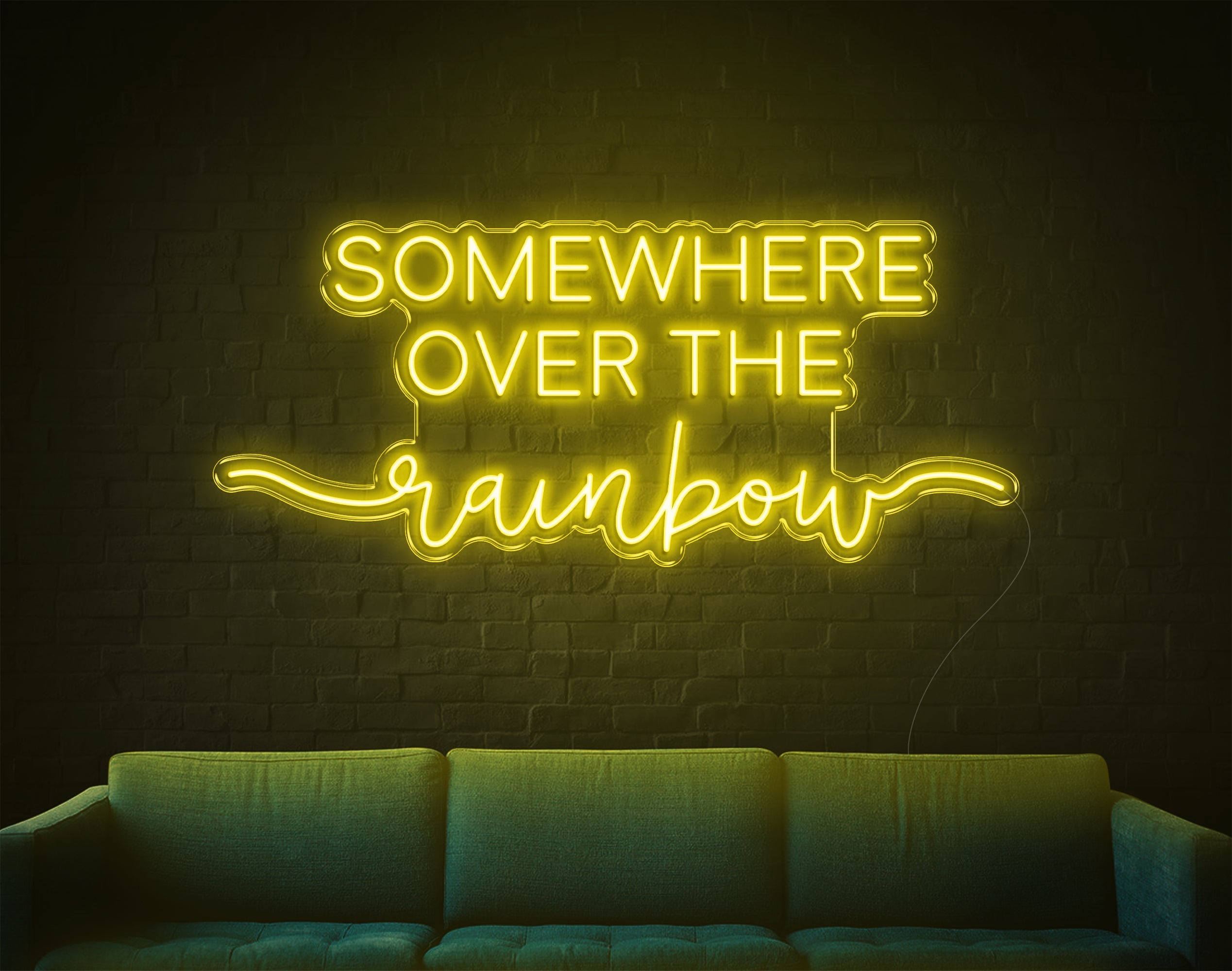 Somewhere Over The Rainbow LED Neon Sign