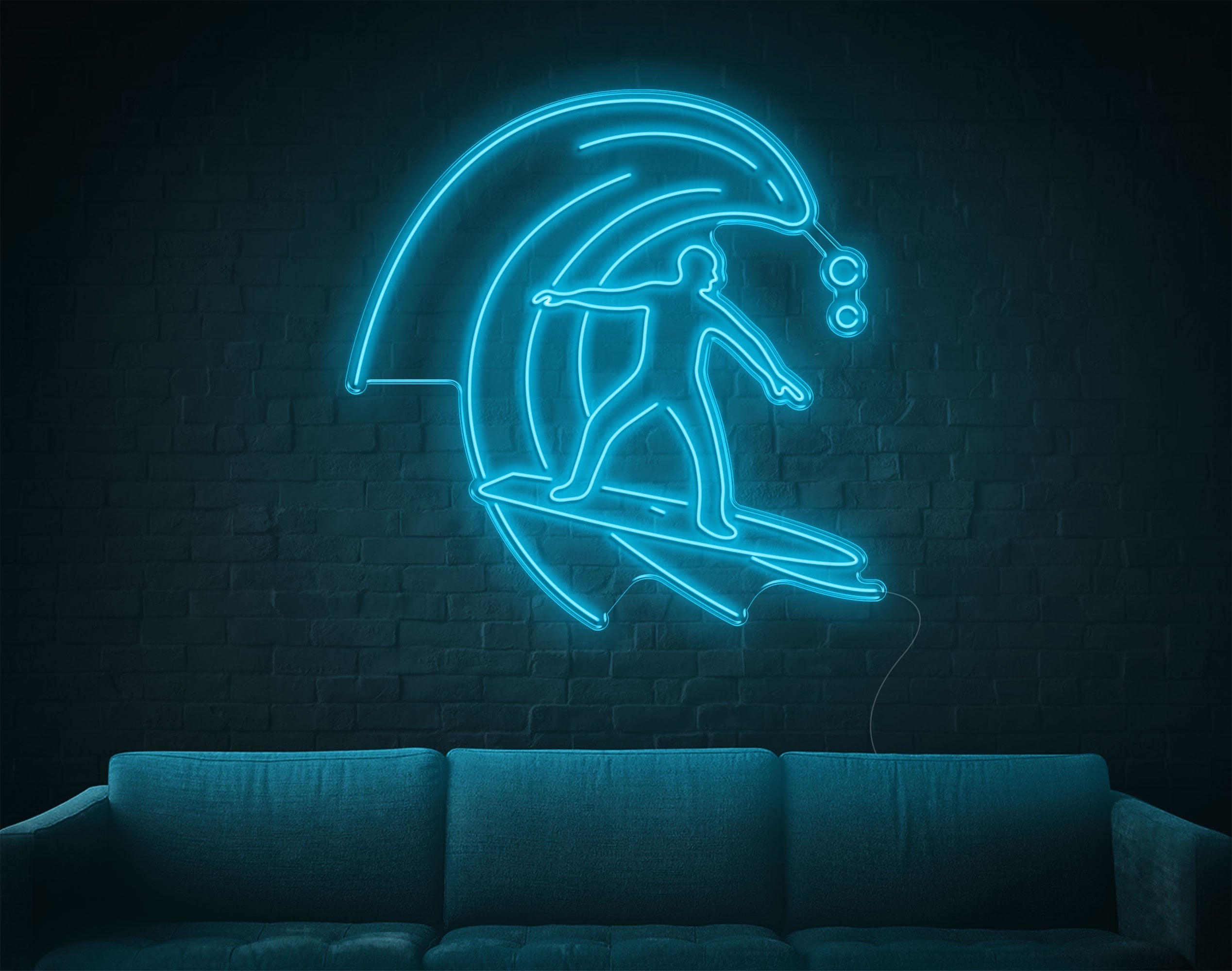 Surfing LED Neon Sign