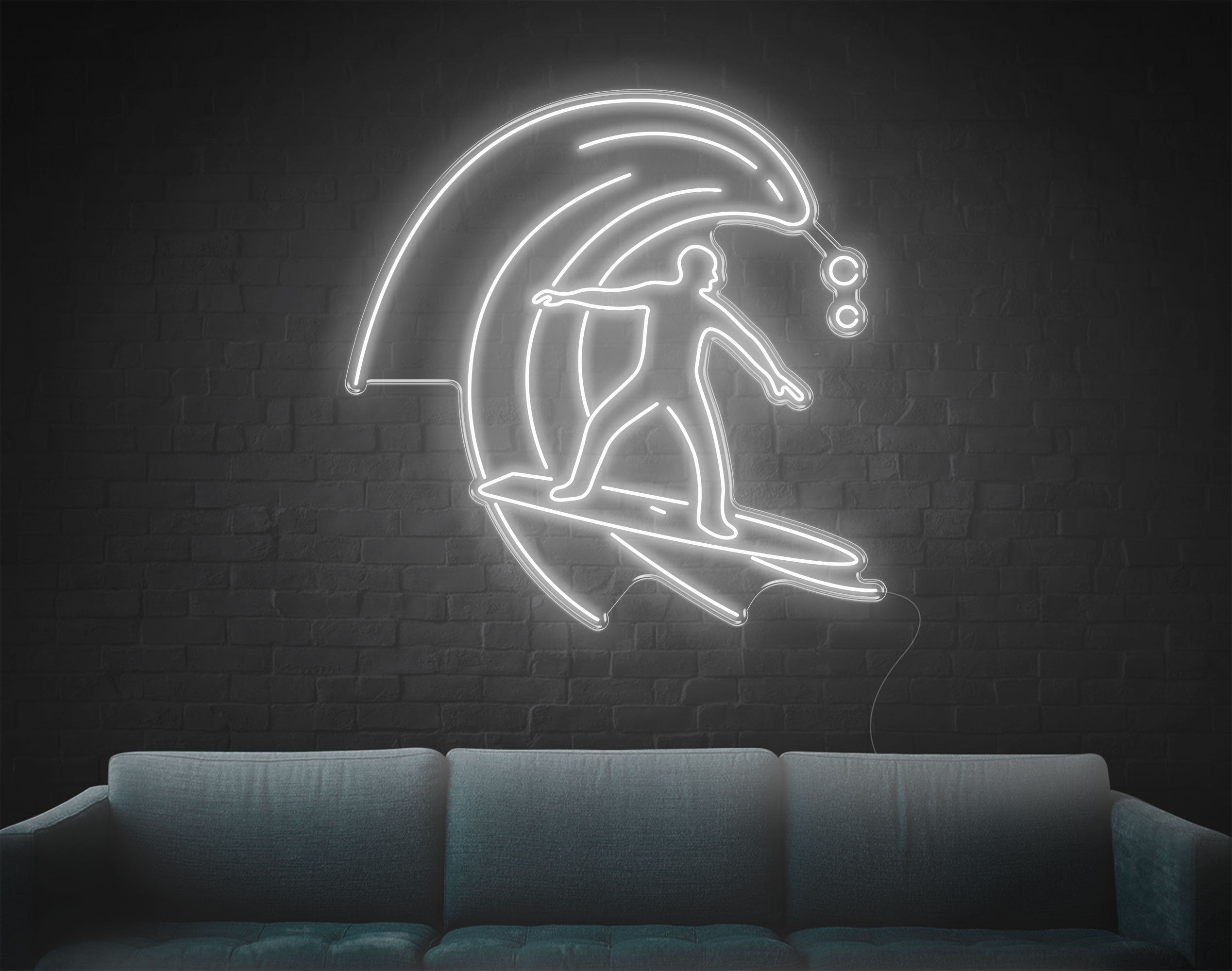 Surfing LED Neon Sign