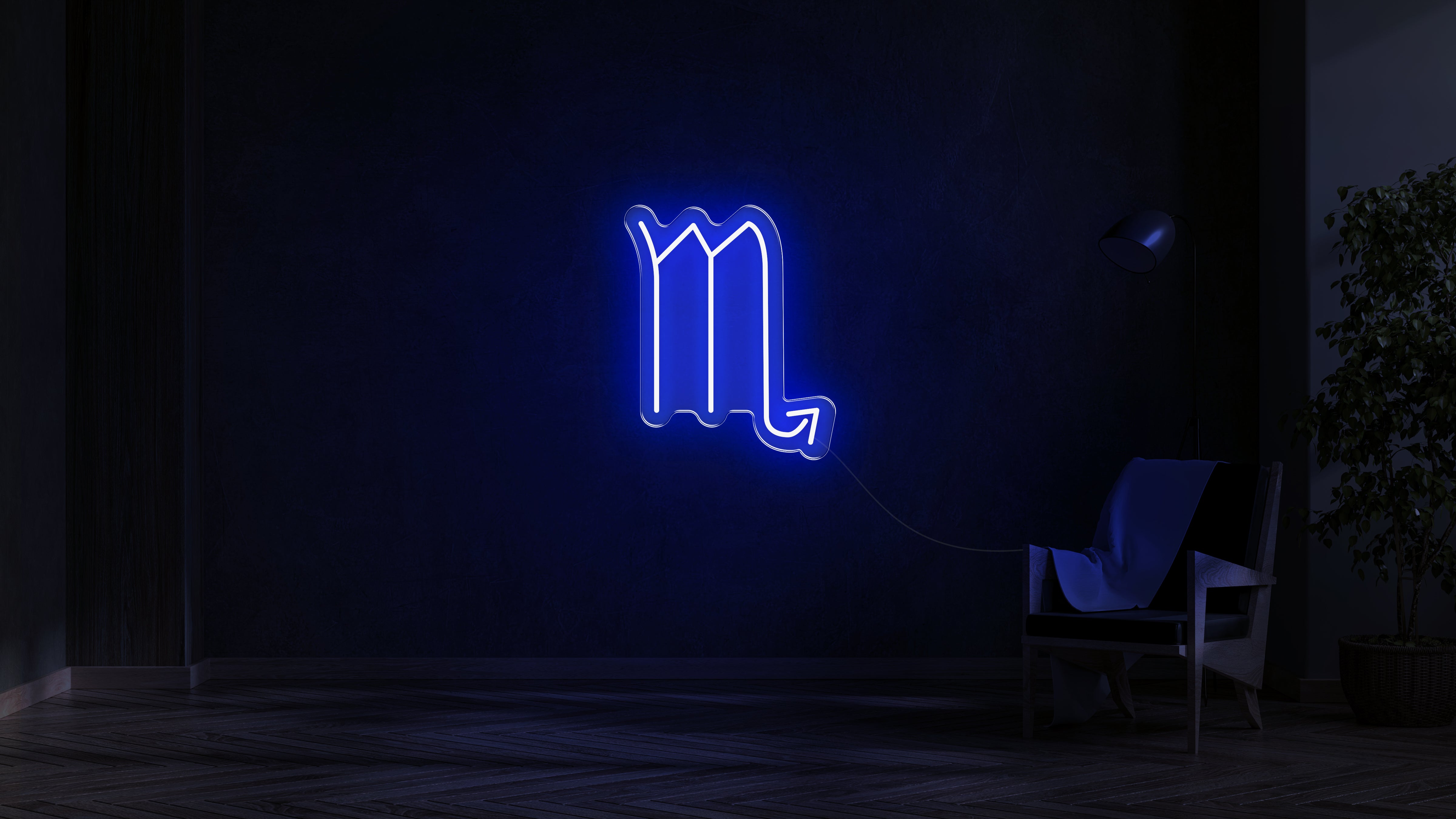 Scorpio LED neon sign