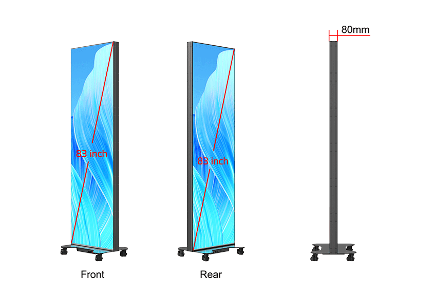 CJ-Double Series - Double Sided Portable GOB LED Poster