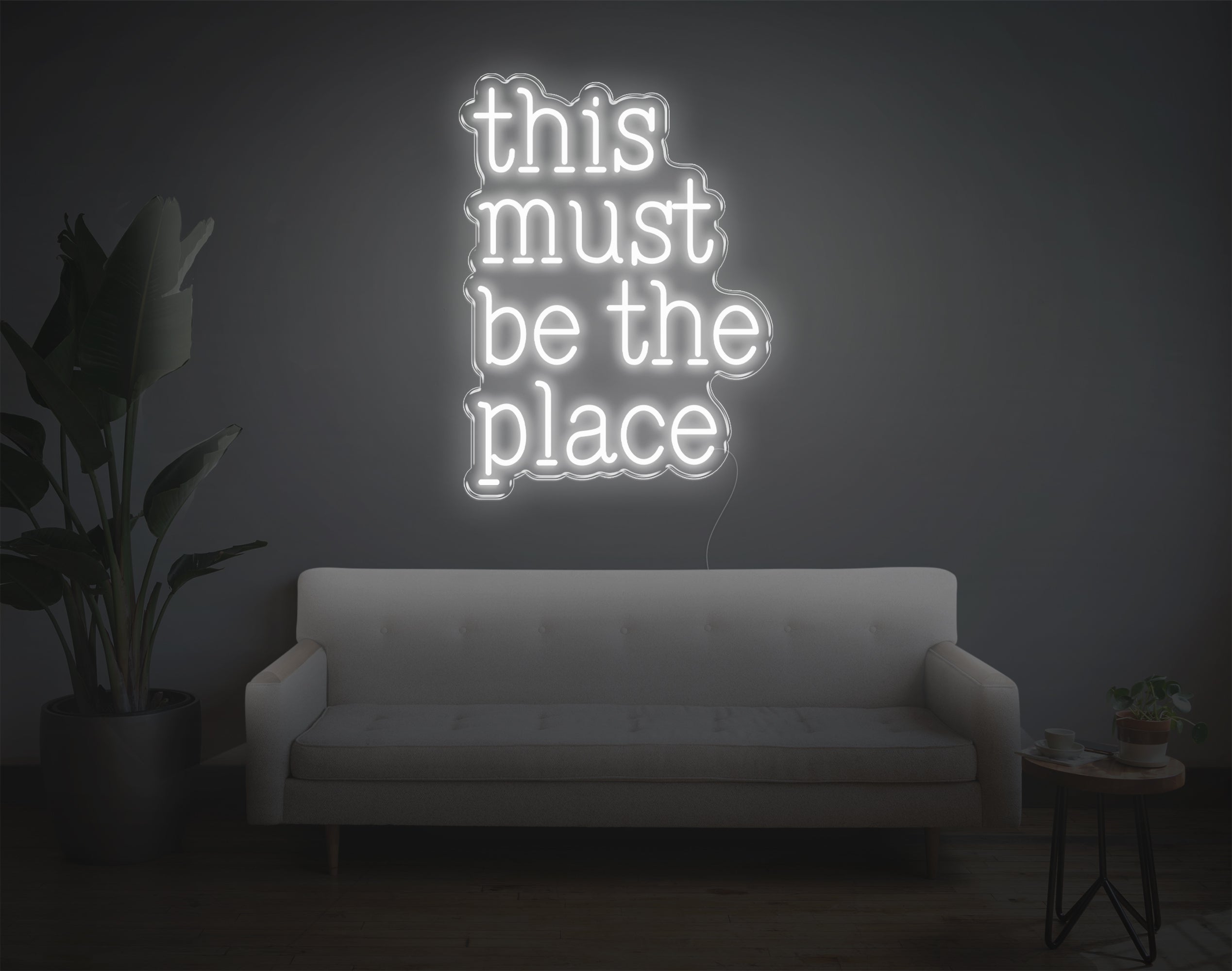 This Must Be The Place LED Neon Sign