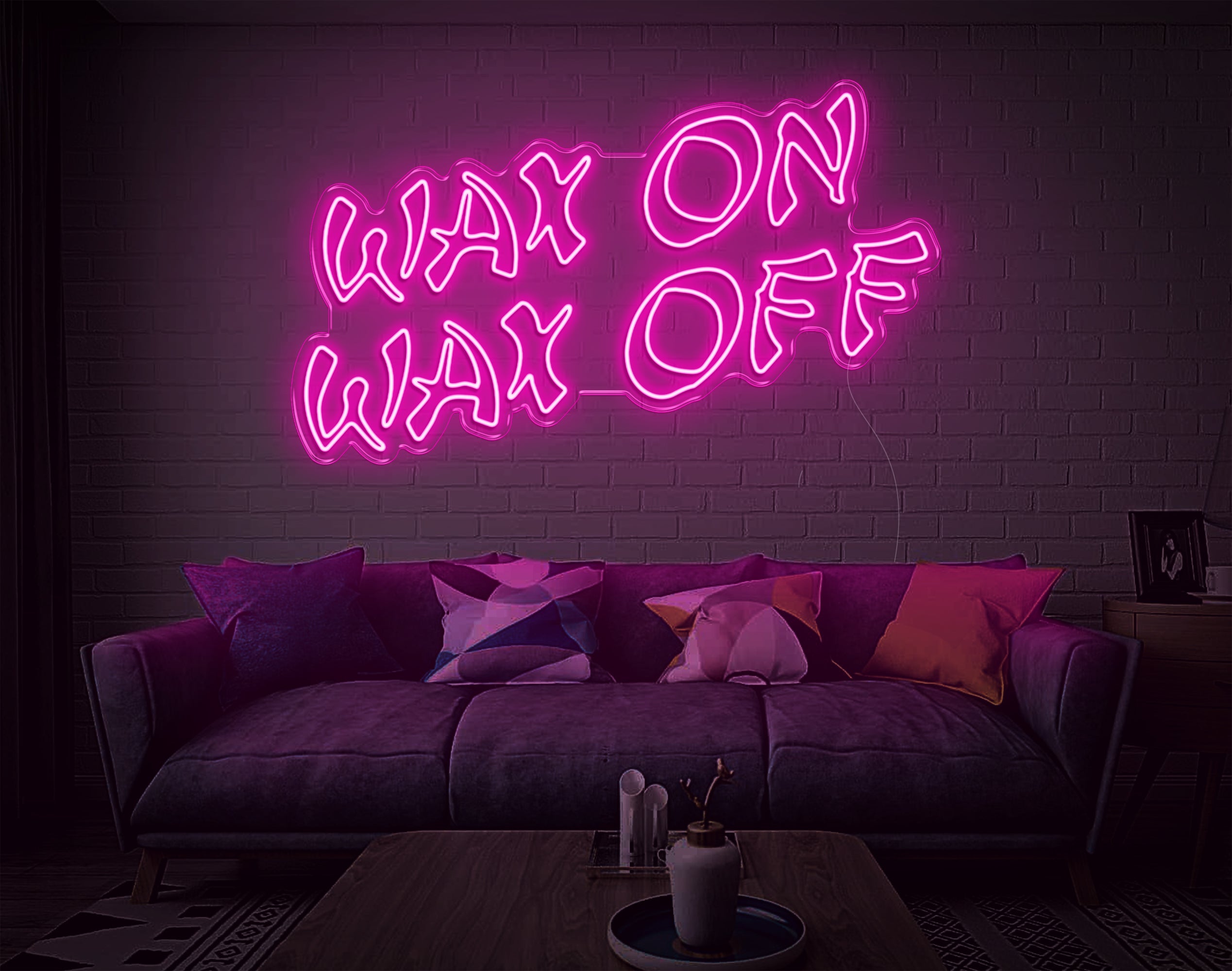 Wax On Wax Off LED Neon Sign