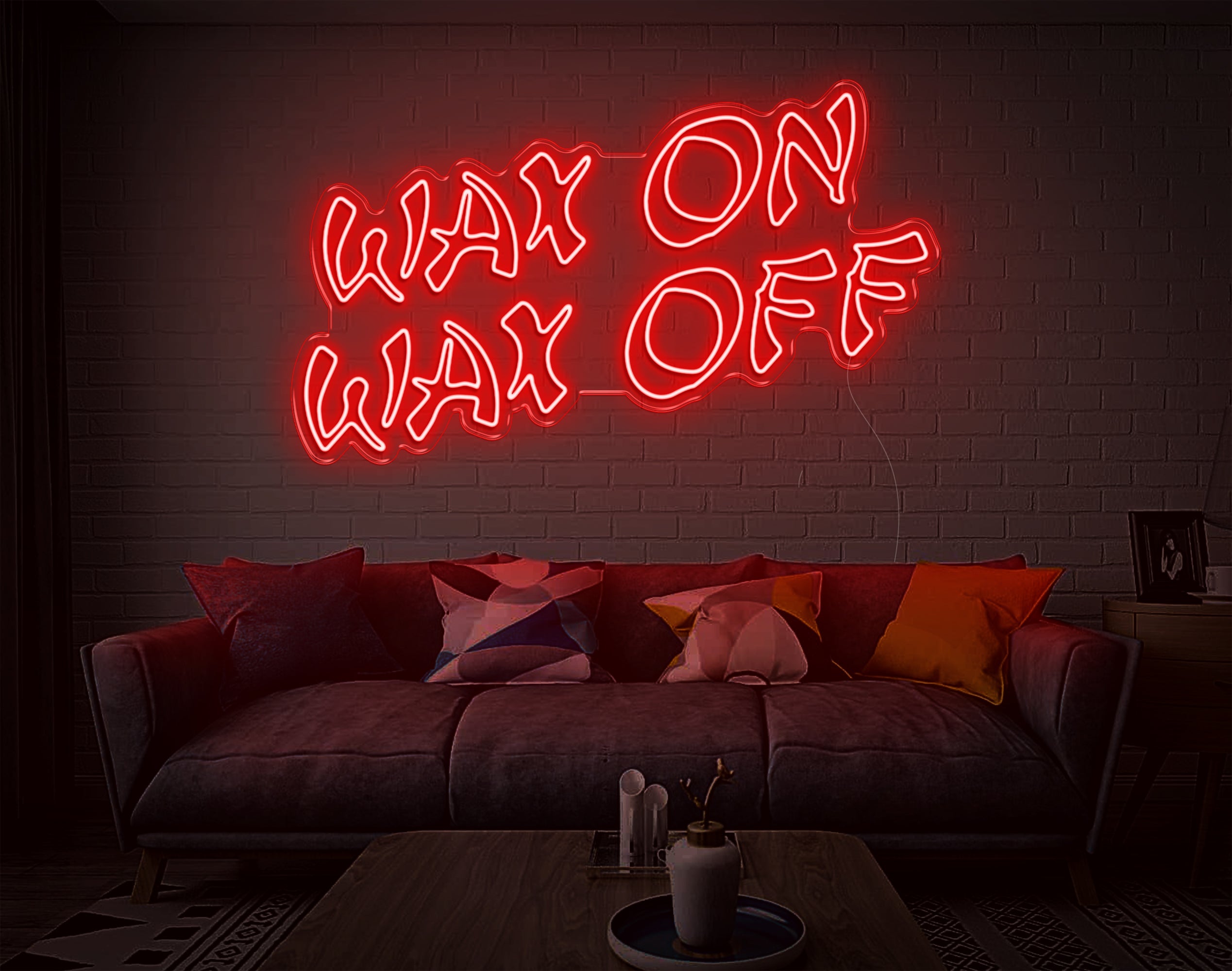 Wax On Wax Off LED Neon Sign