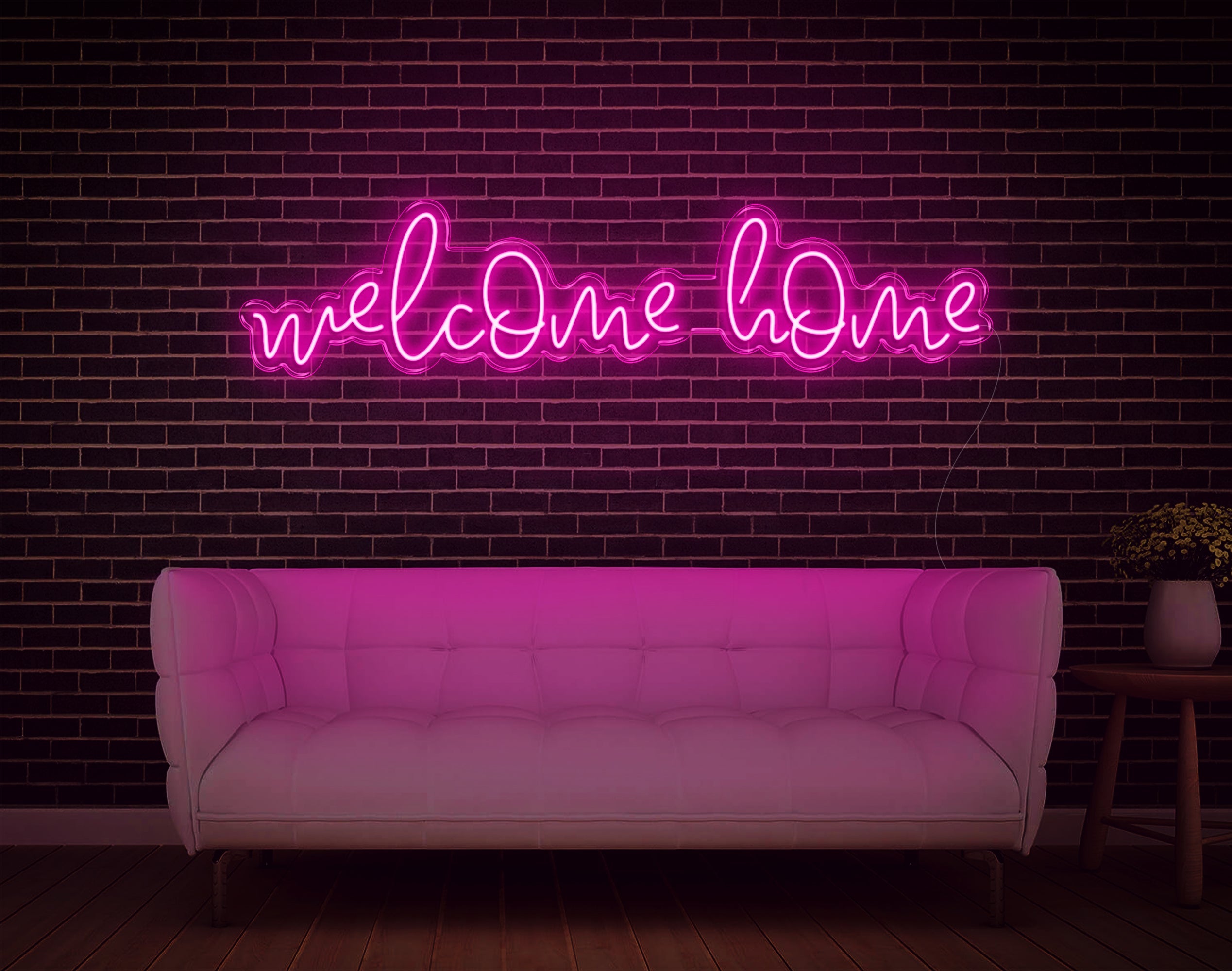 Welcome Home LED Neon Sign