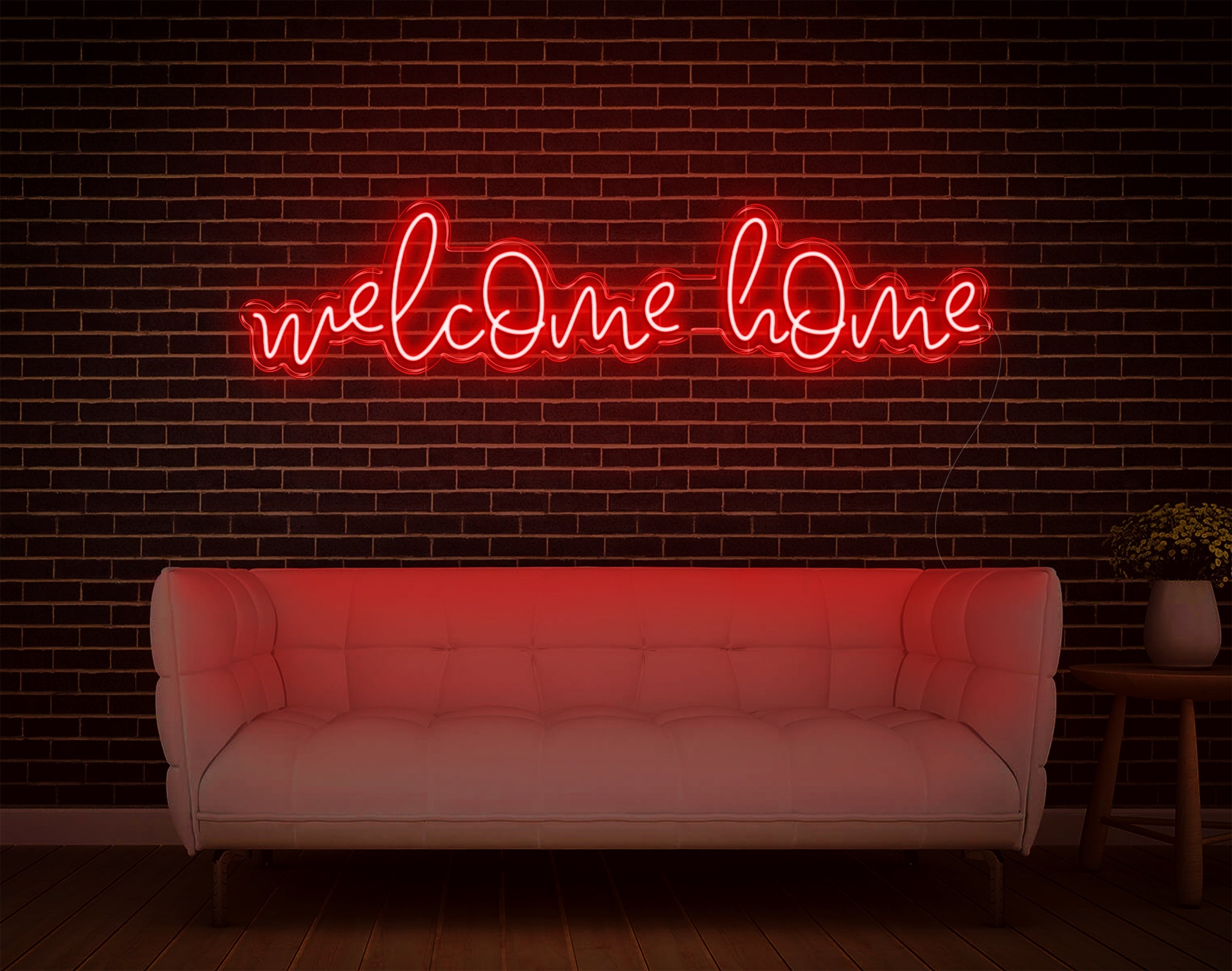 Welcome Home LED Neon Sign