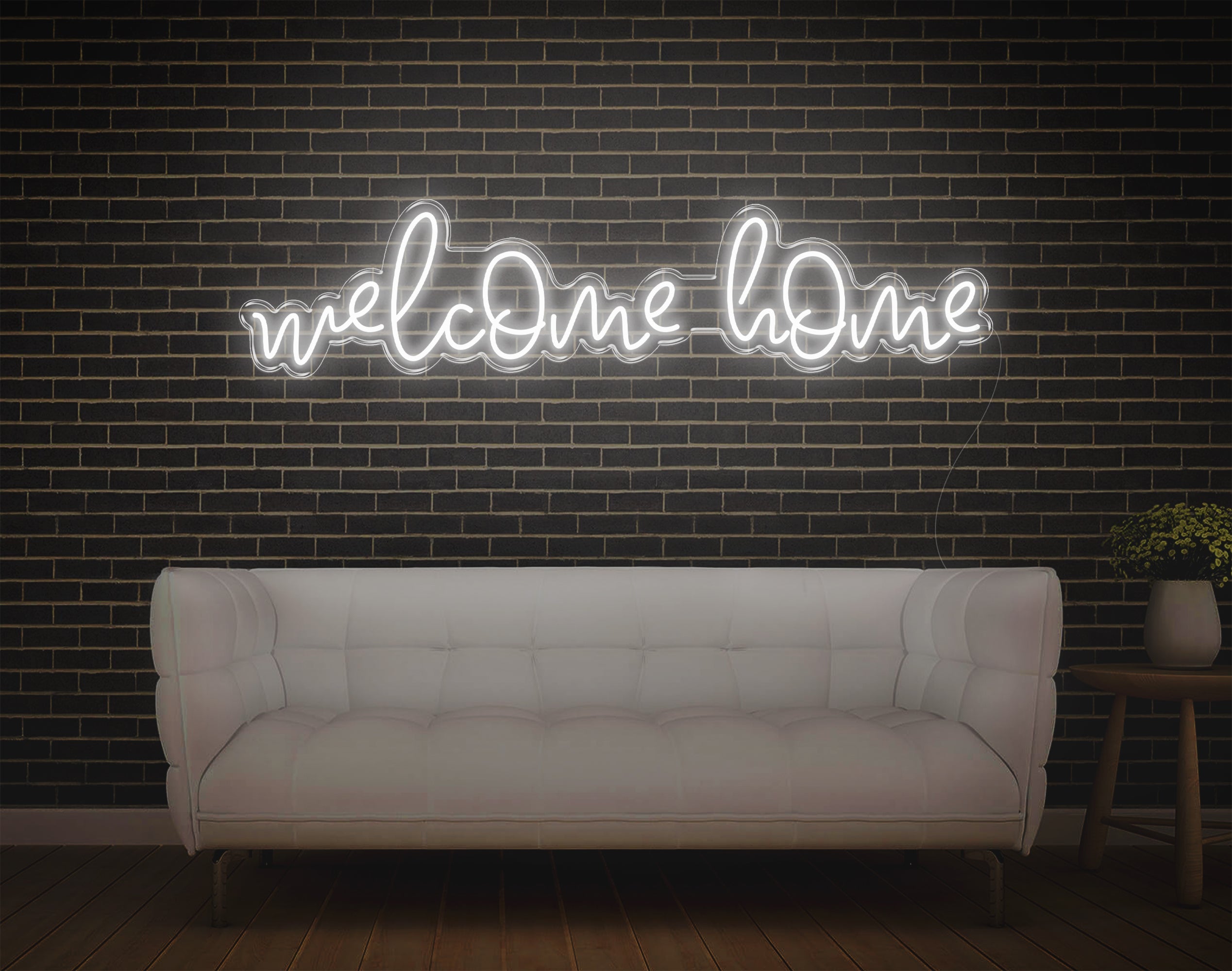 Welcome Home LED Neon Sign