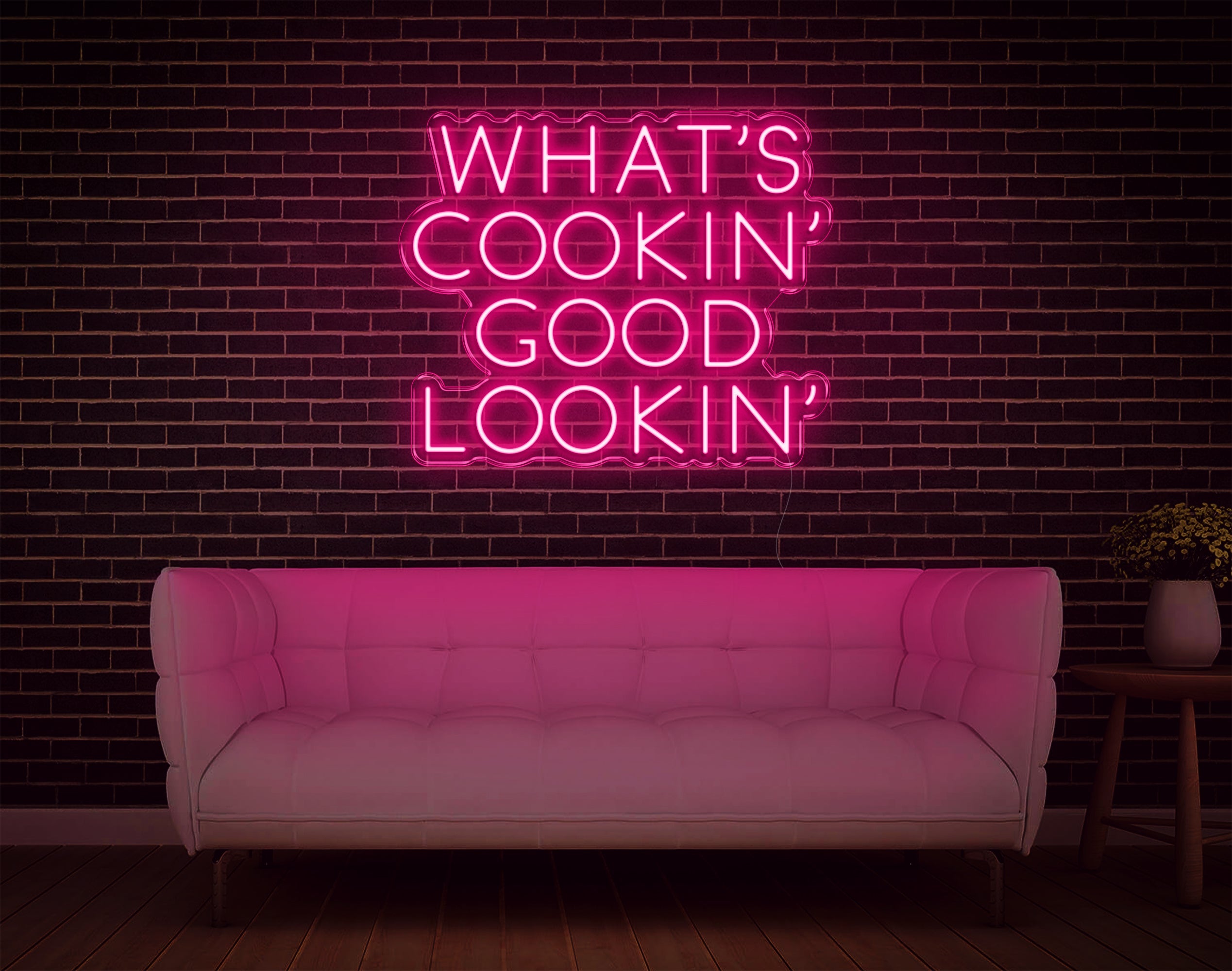 What's Cookin' Good Lookin' LED Neon Sign