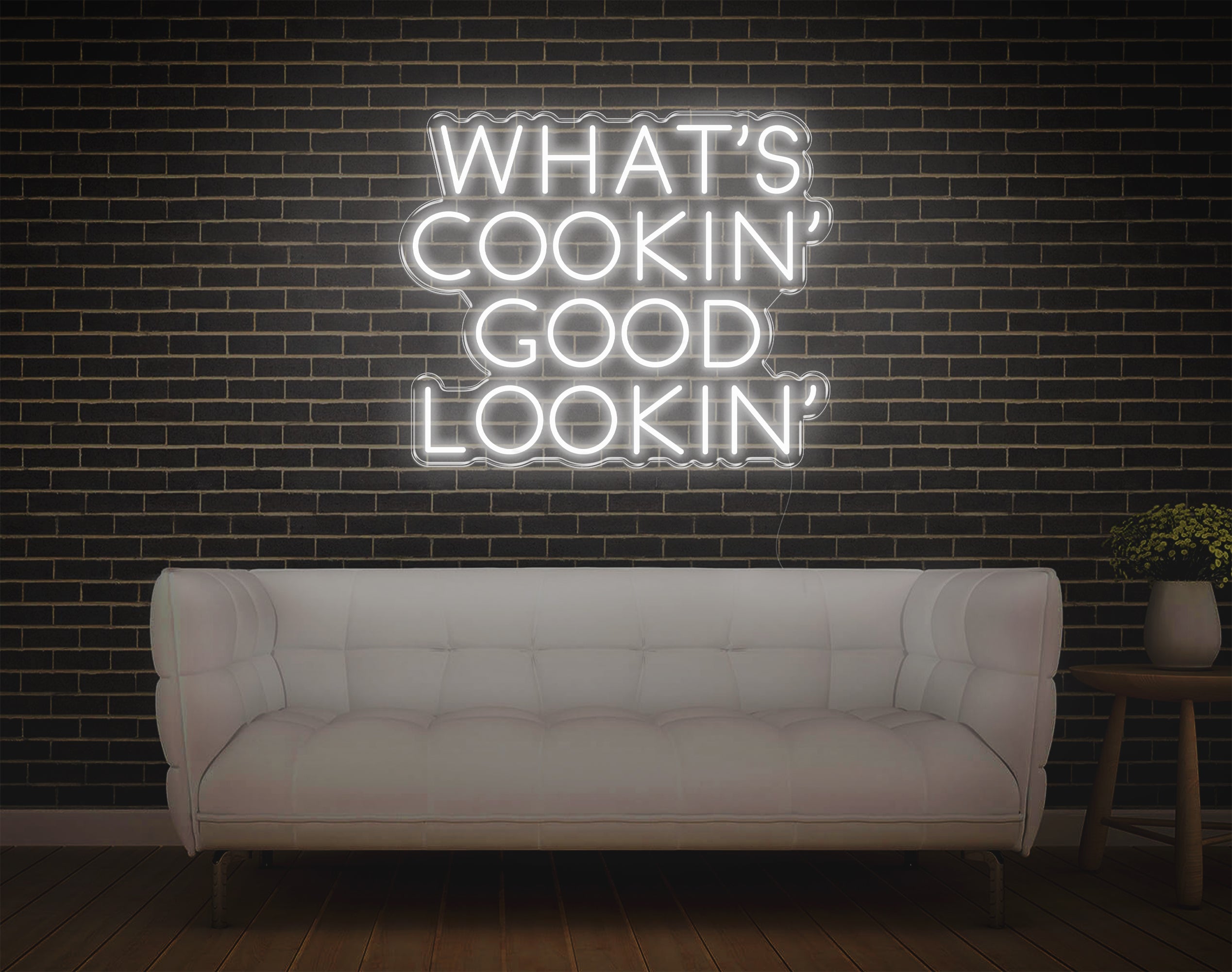 What's Cookin' Good Lookin' LED Neon Sign