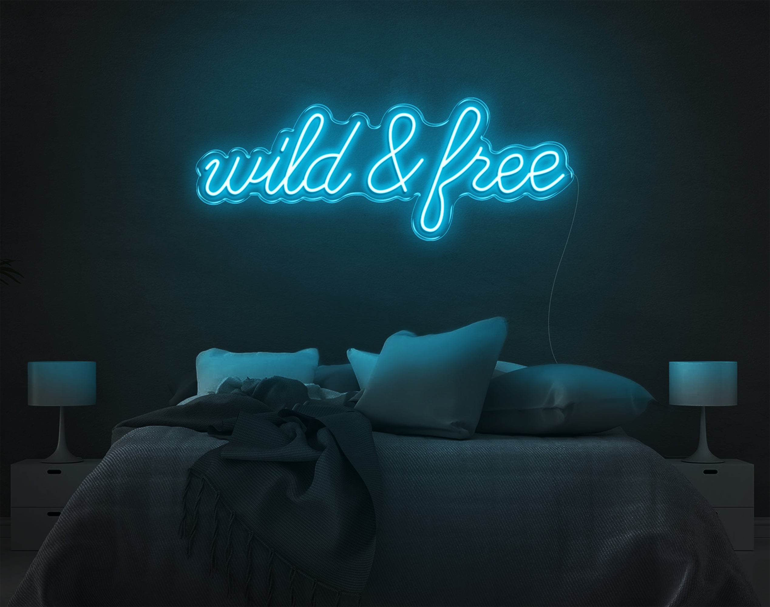 Wild And Free LED Neon Sign