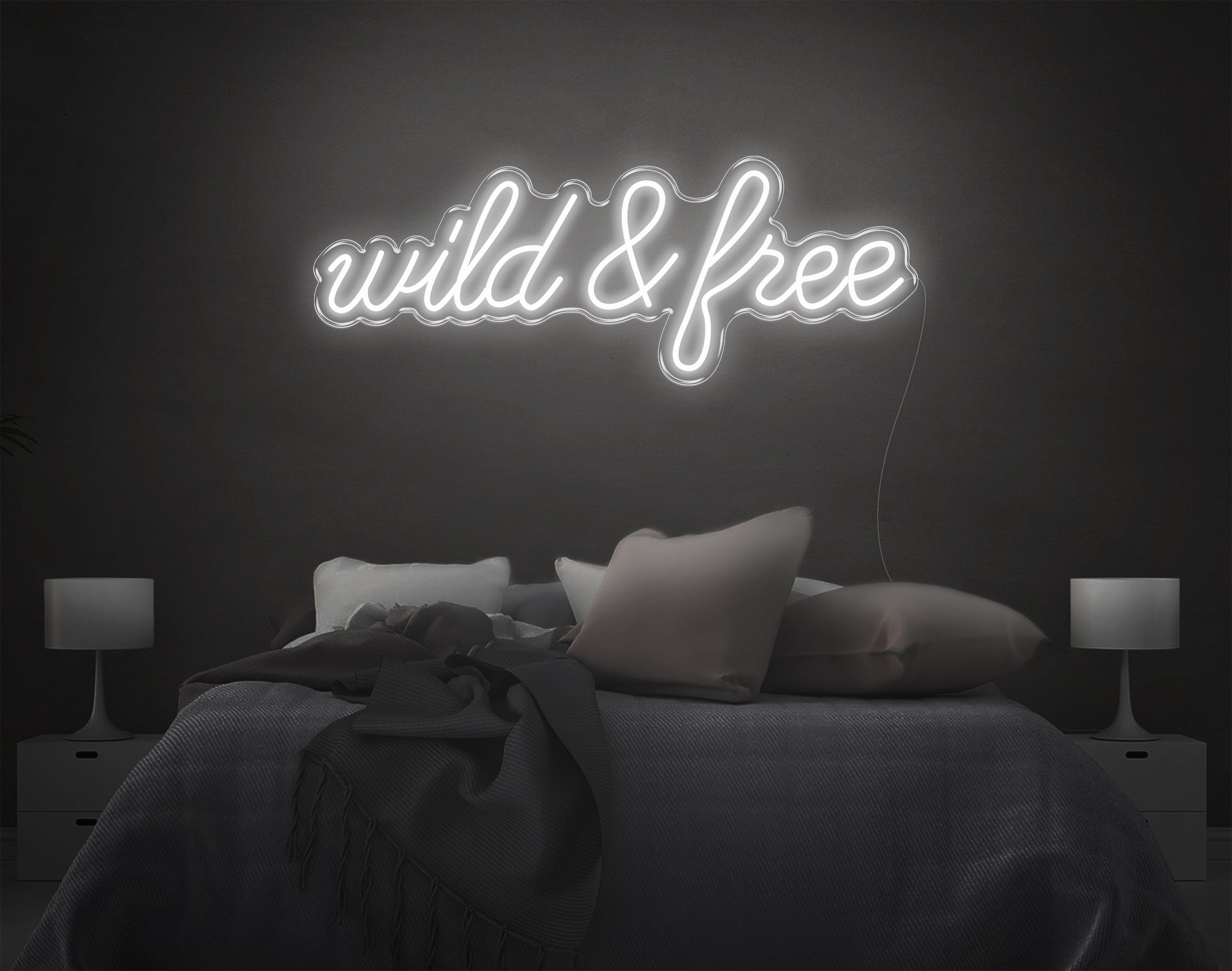 Wild And Free LED Neon Sign