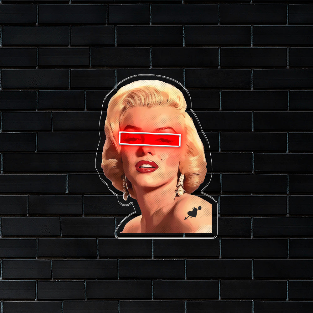 Marilyn Vibes Icon LED NEON Sign