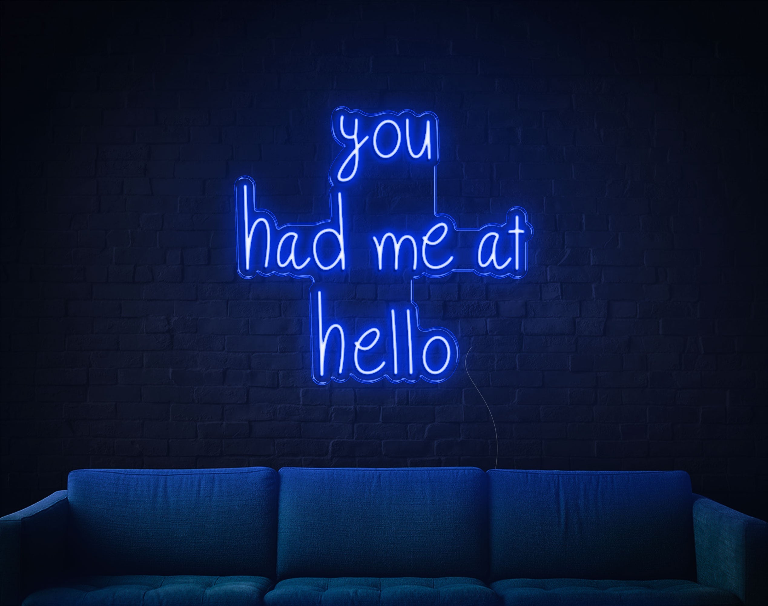 You Had Me At Hello LED Neon Sign