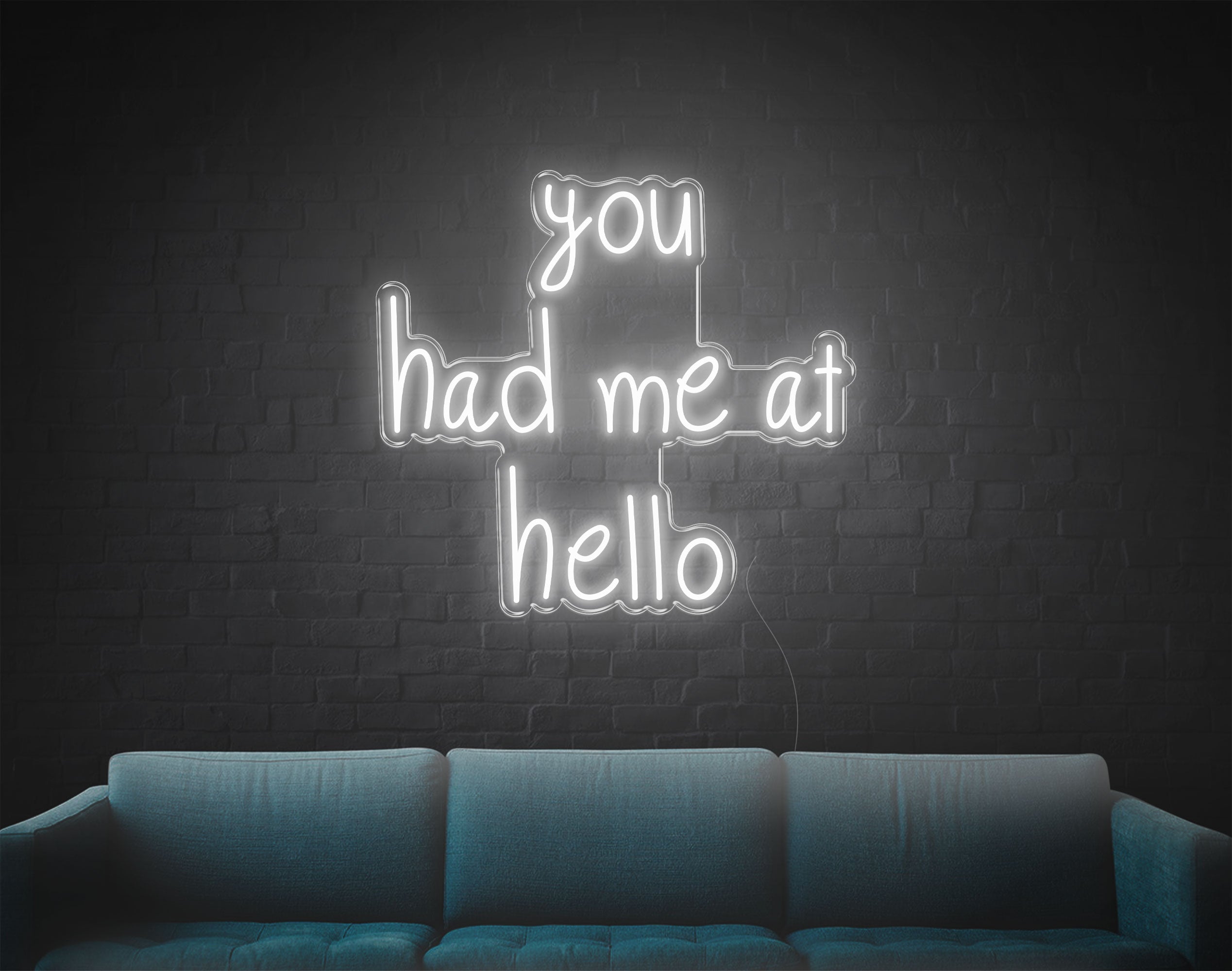 You Had Me At Hello LED Neon Sign