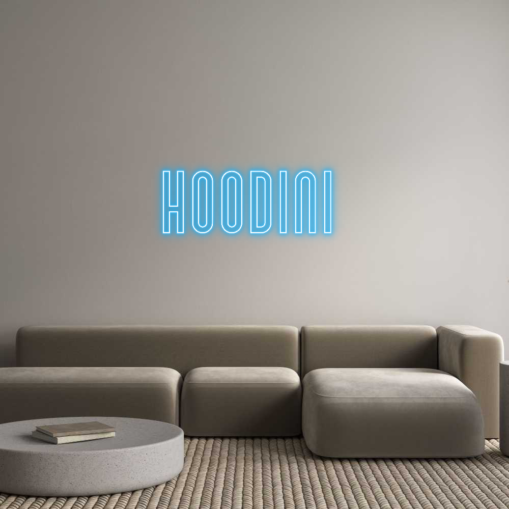 Custom Neon Text - hoodini