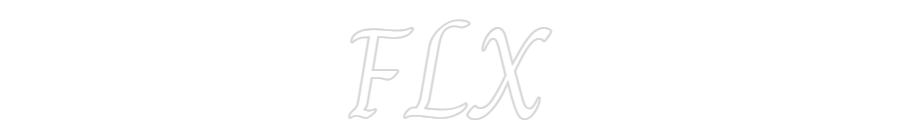 Custom Neon Text - FLX