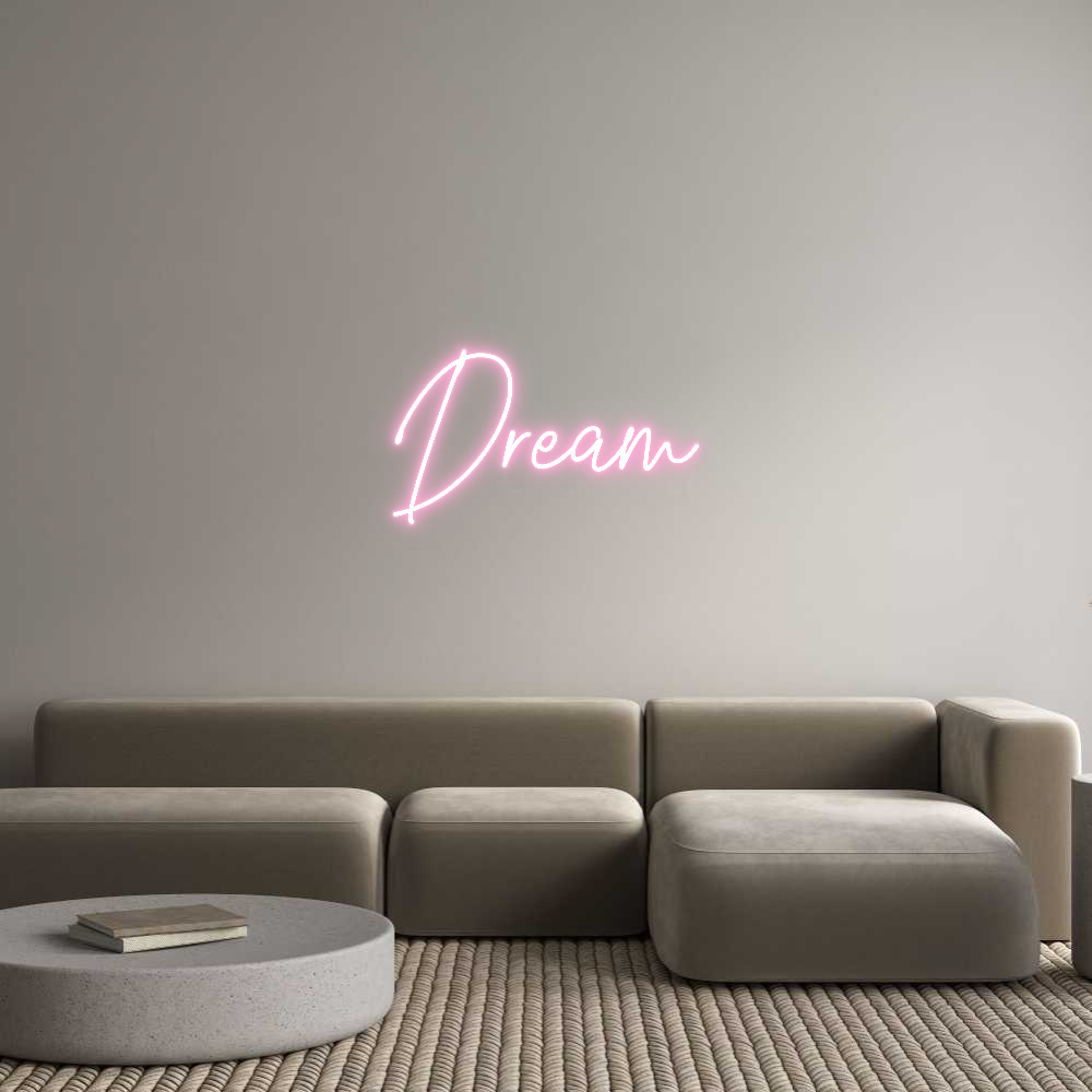 Custom Neon Text - Dream