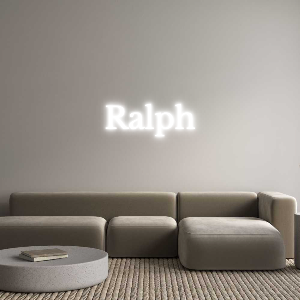 Custom Neon Text - Ralph