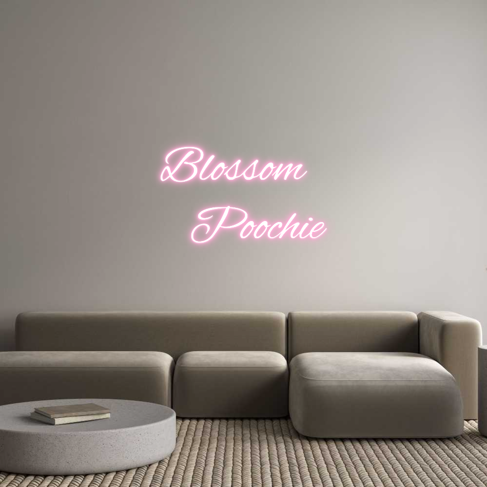 Custom Neon Text - Blossom
   P...