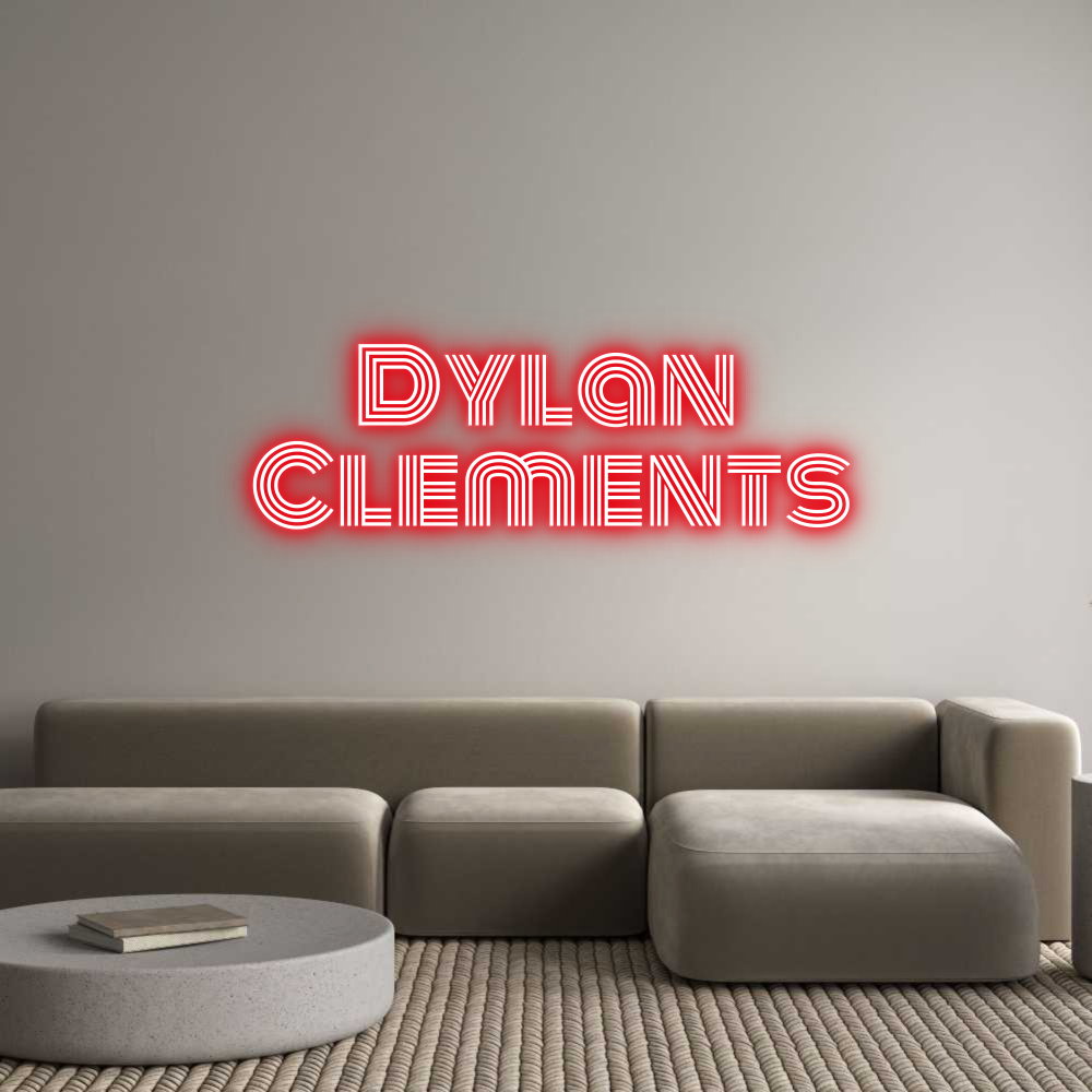 Custom Neon Text- Dylan
  Clem...