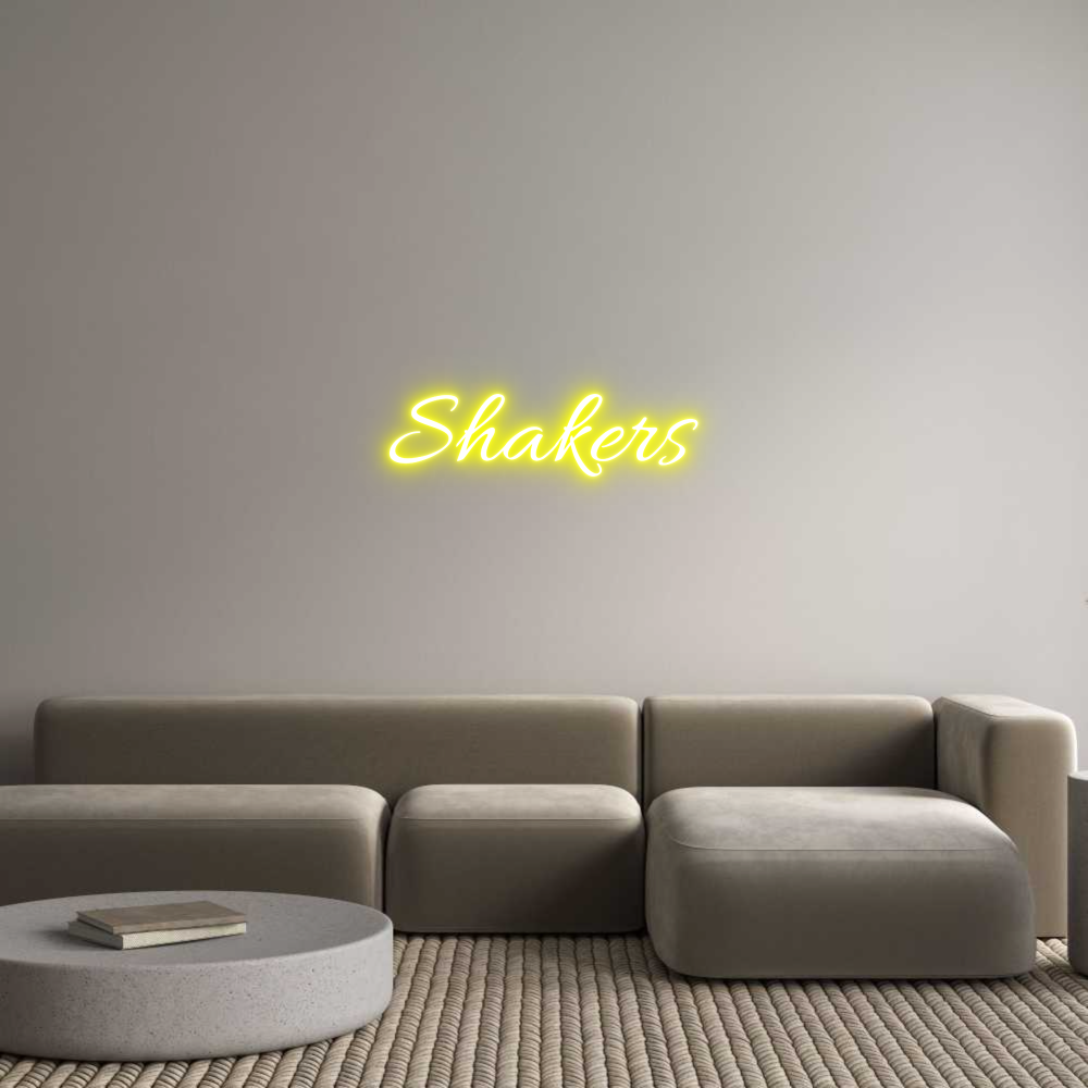 Custom Neon Text - Shakers