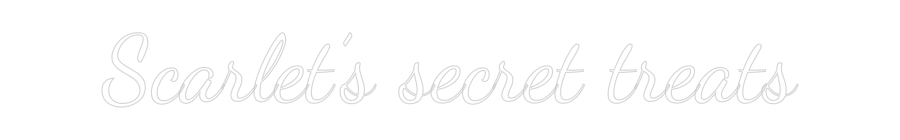 Custom Neon Text - Scarlet’s sec...