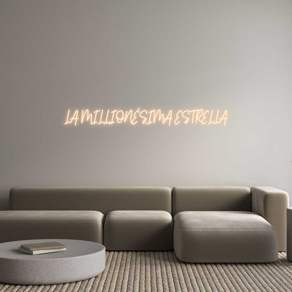 Custom Neon Text - LA MILLIONÉSI...