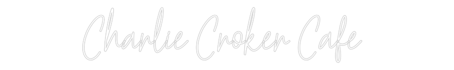 Custom Neon Text - Charlie Croke...