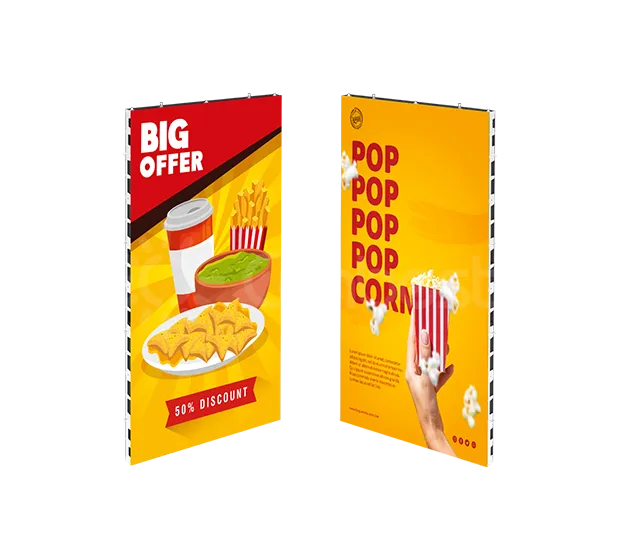 CJ HP Series - Smart Double-Sided Hanging LED Poster