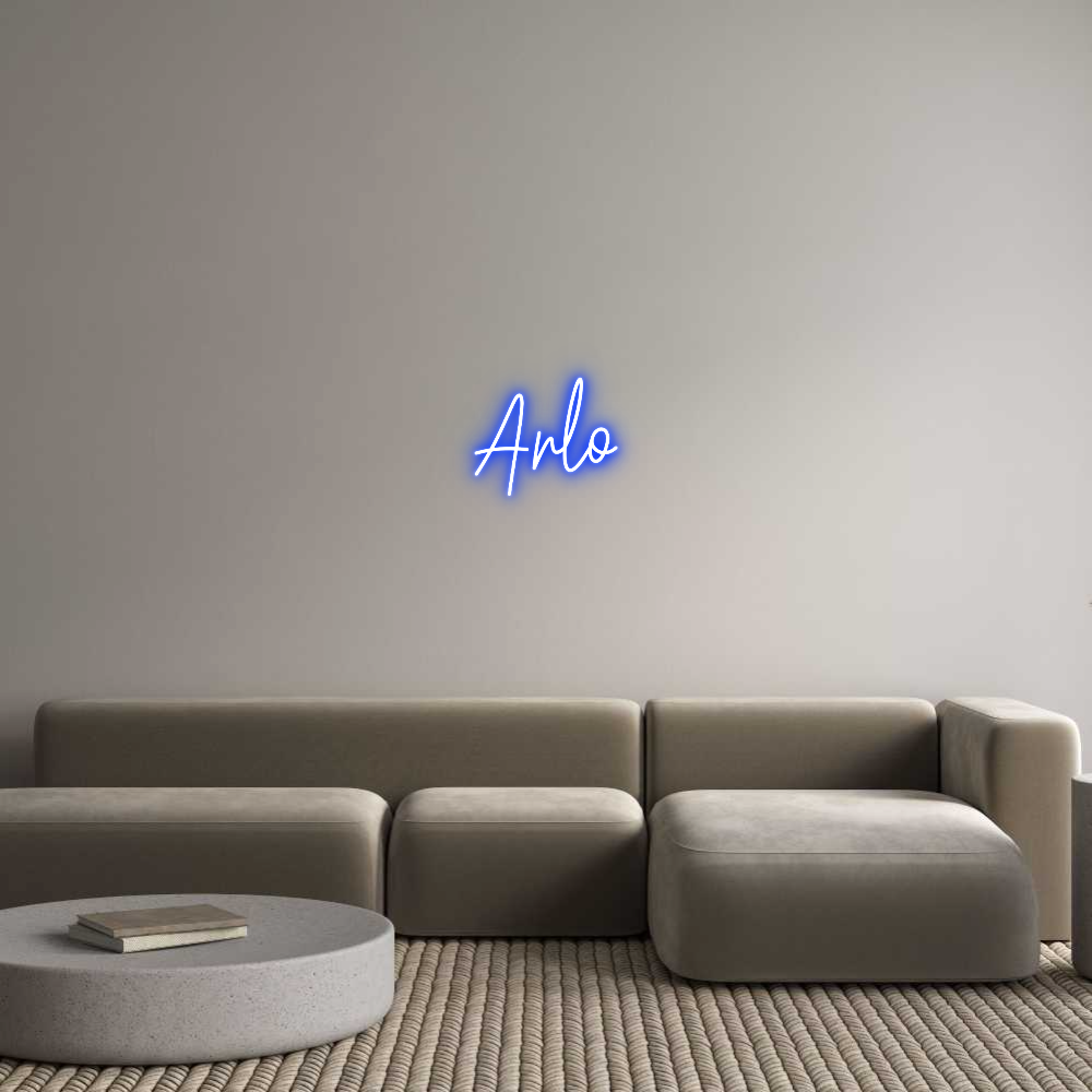 Custom Neon Text - Arlo