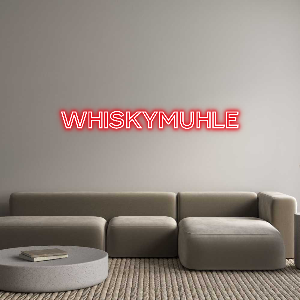 Custom Neon Text - WhiskyMuhle