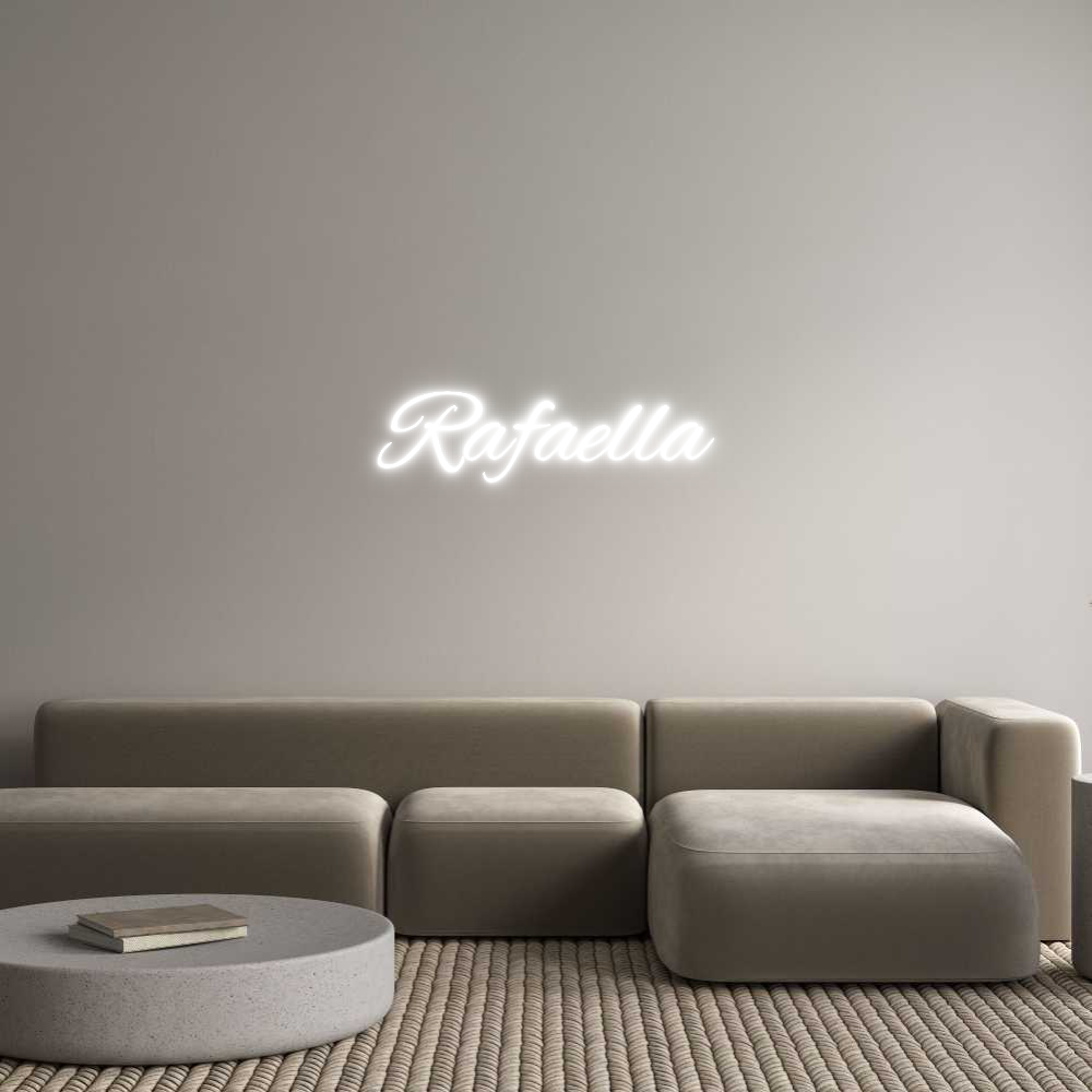 Custom Neon Text - Rafaella