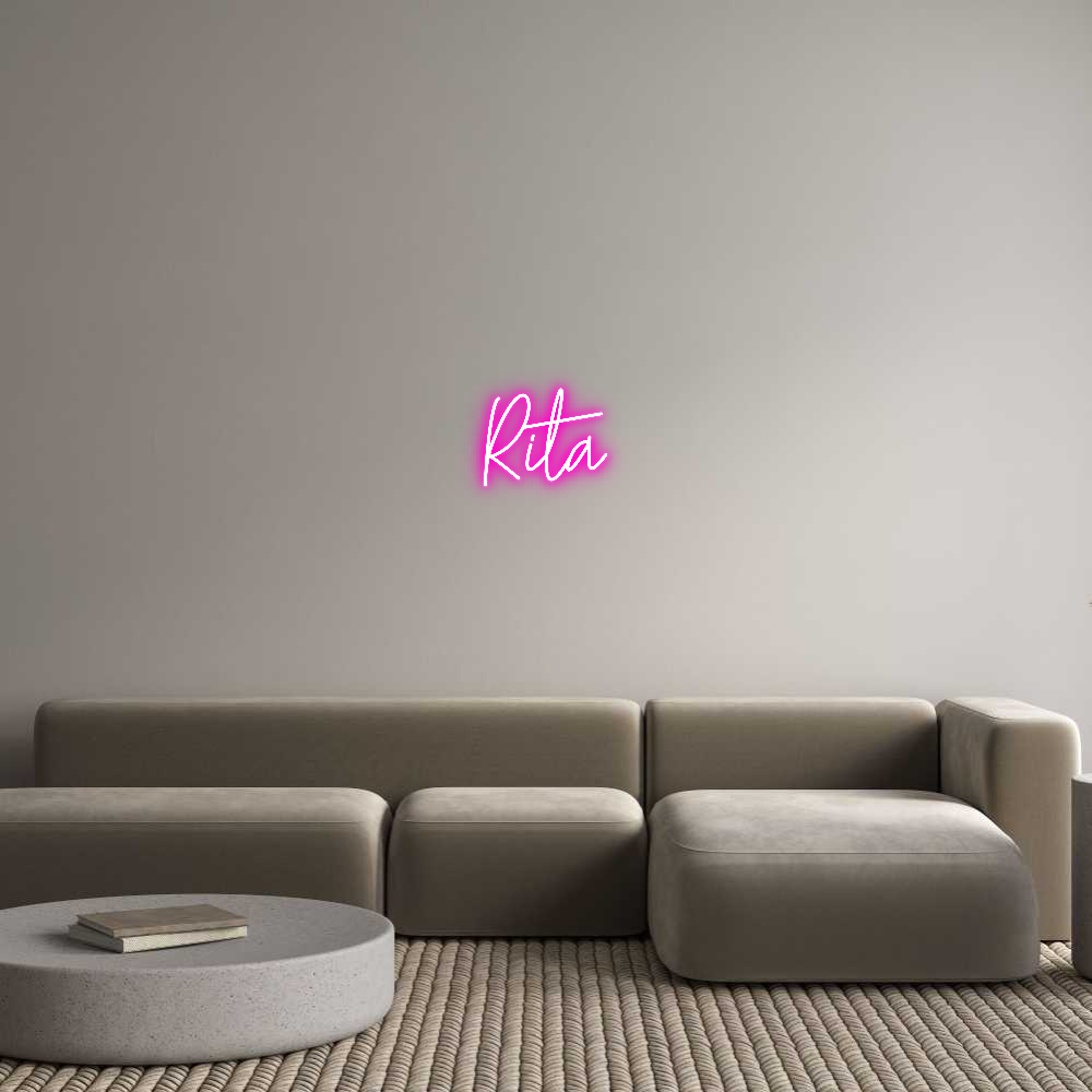 Custom Neon Text - Rita