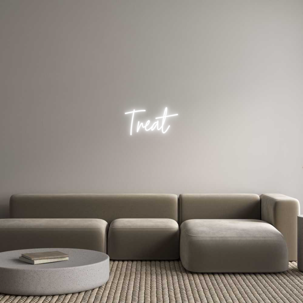 Custom Neon Text - Treat