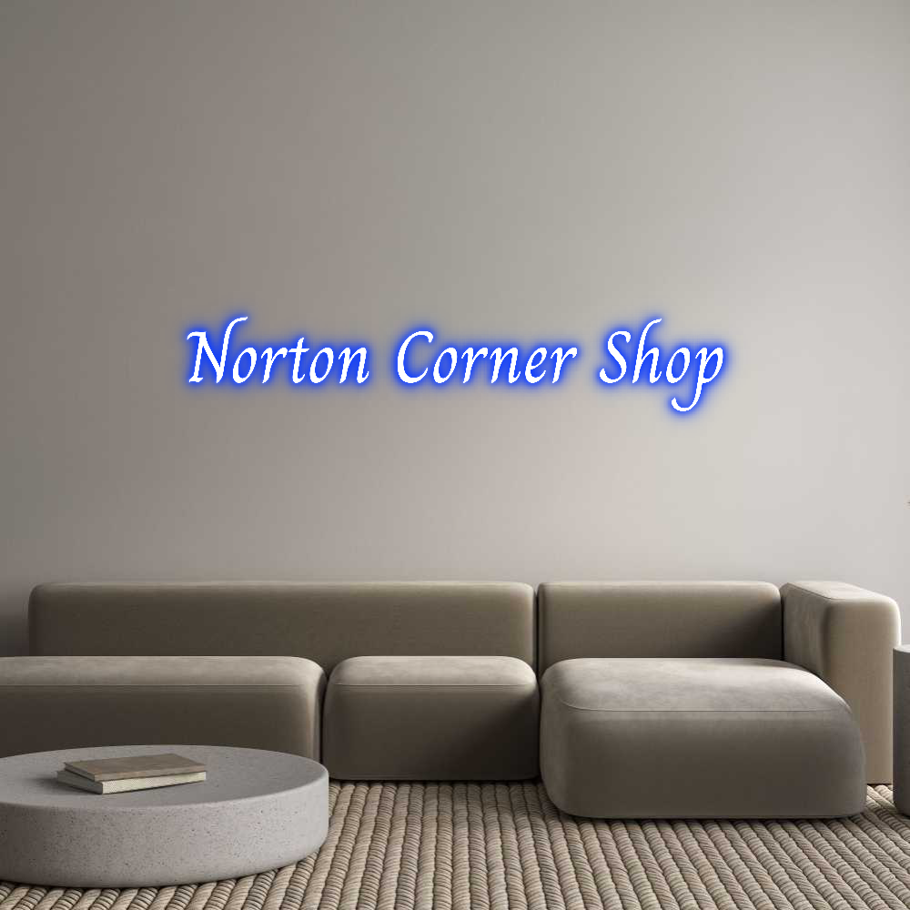 Custom Neon Text - Norton Corner...