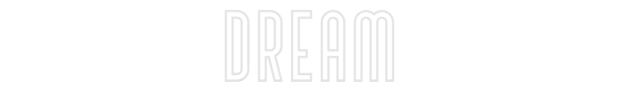 Custom Neon Text - Dream