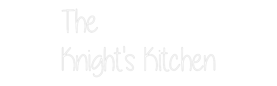 Custom Neon Text - The
Knight's...