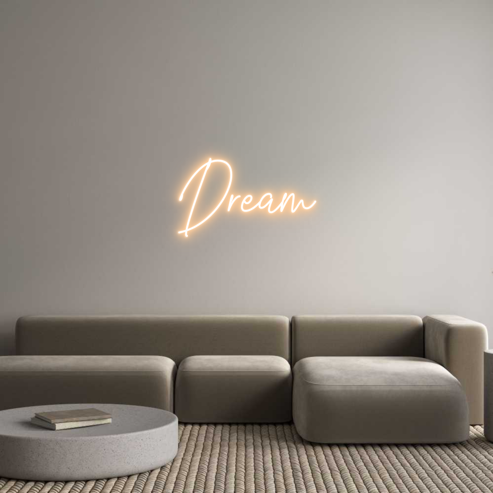 Custom Neon Text - Dream