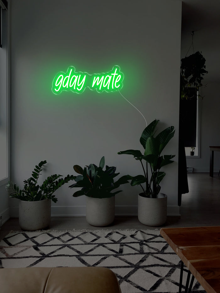 gday mate LED Neon sign